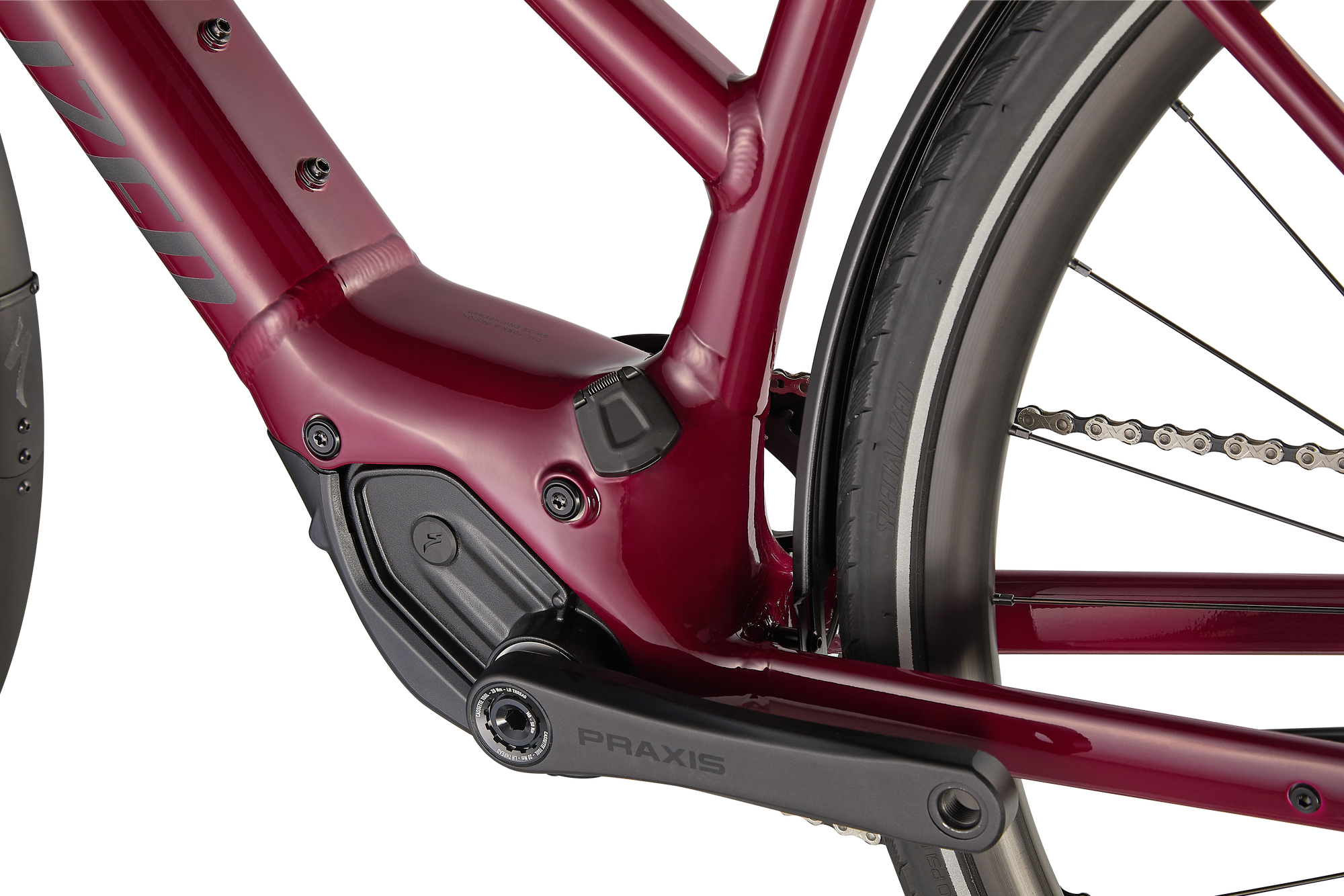 Specialized Turbo Vado SL 4.0 Step-Through EQ - Raspberry / Black Reflective