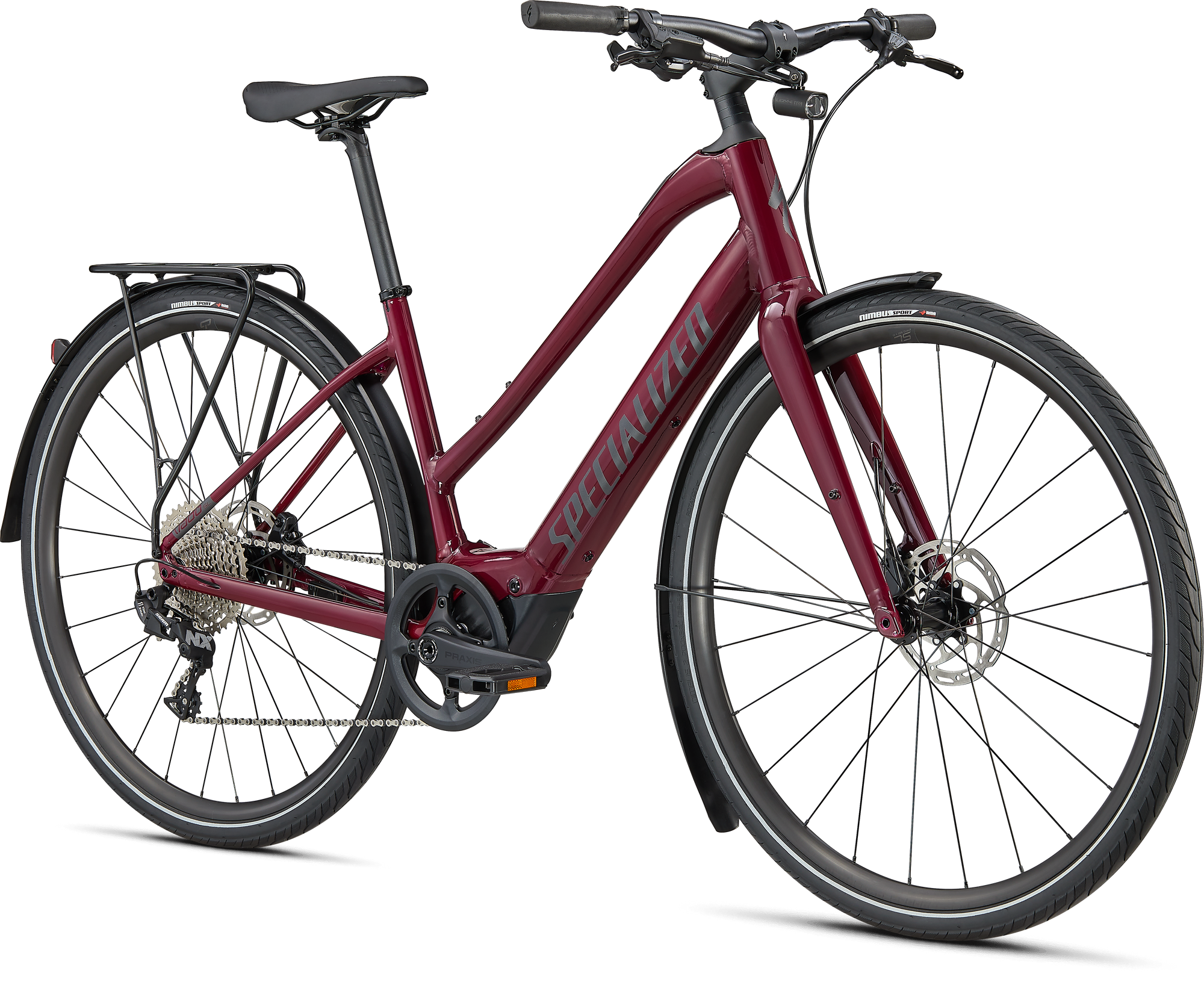 Specialized Turbo Vado SL 4.0 Step-Through EQ - Raspberry / Black Reflective