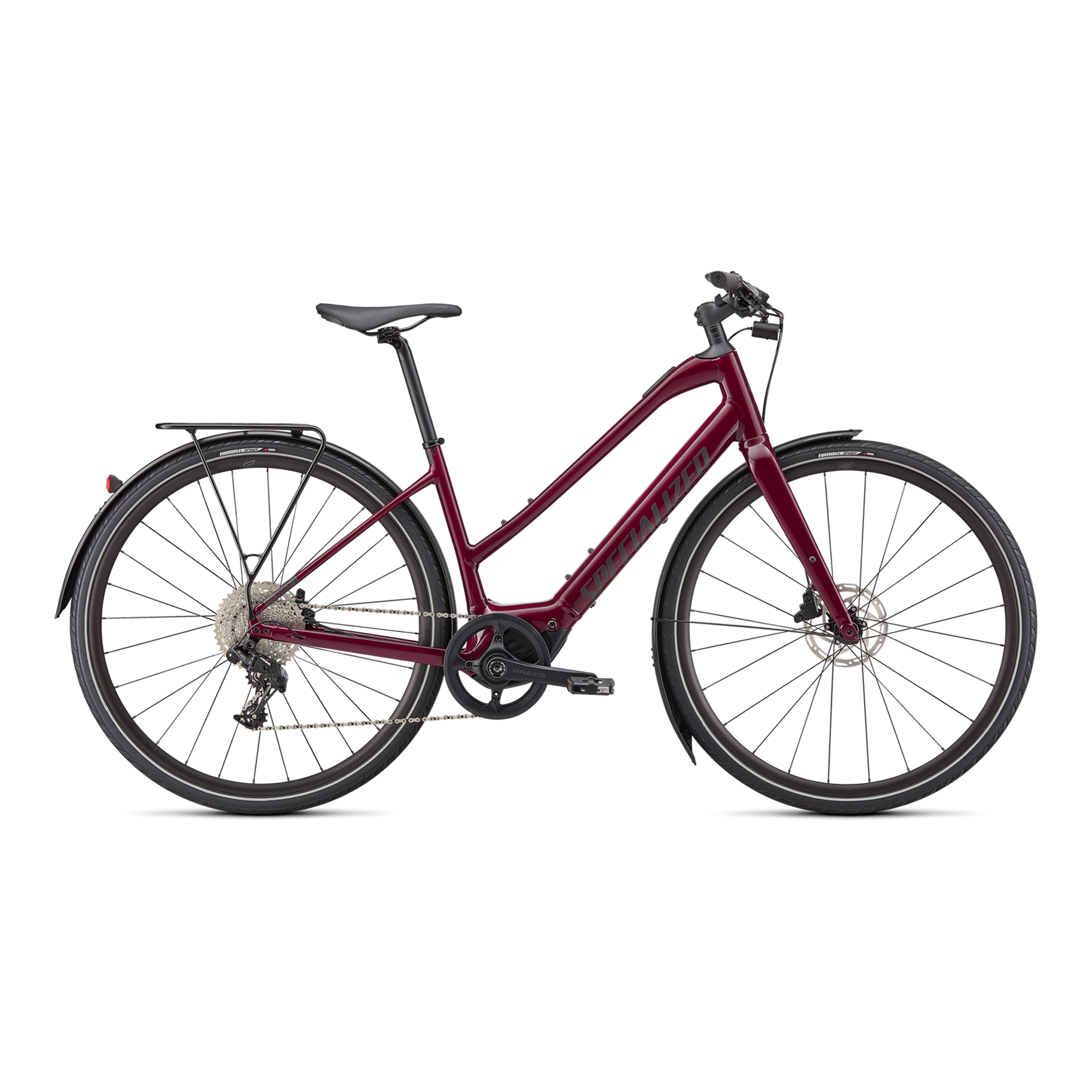 Specialized Turbo Vado SL 4.0 Step-Through EQ - Raspberry / Black Reflective