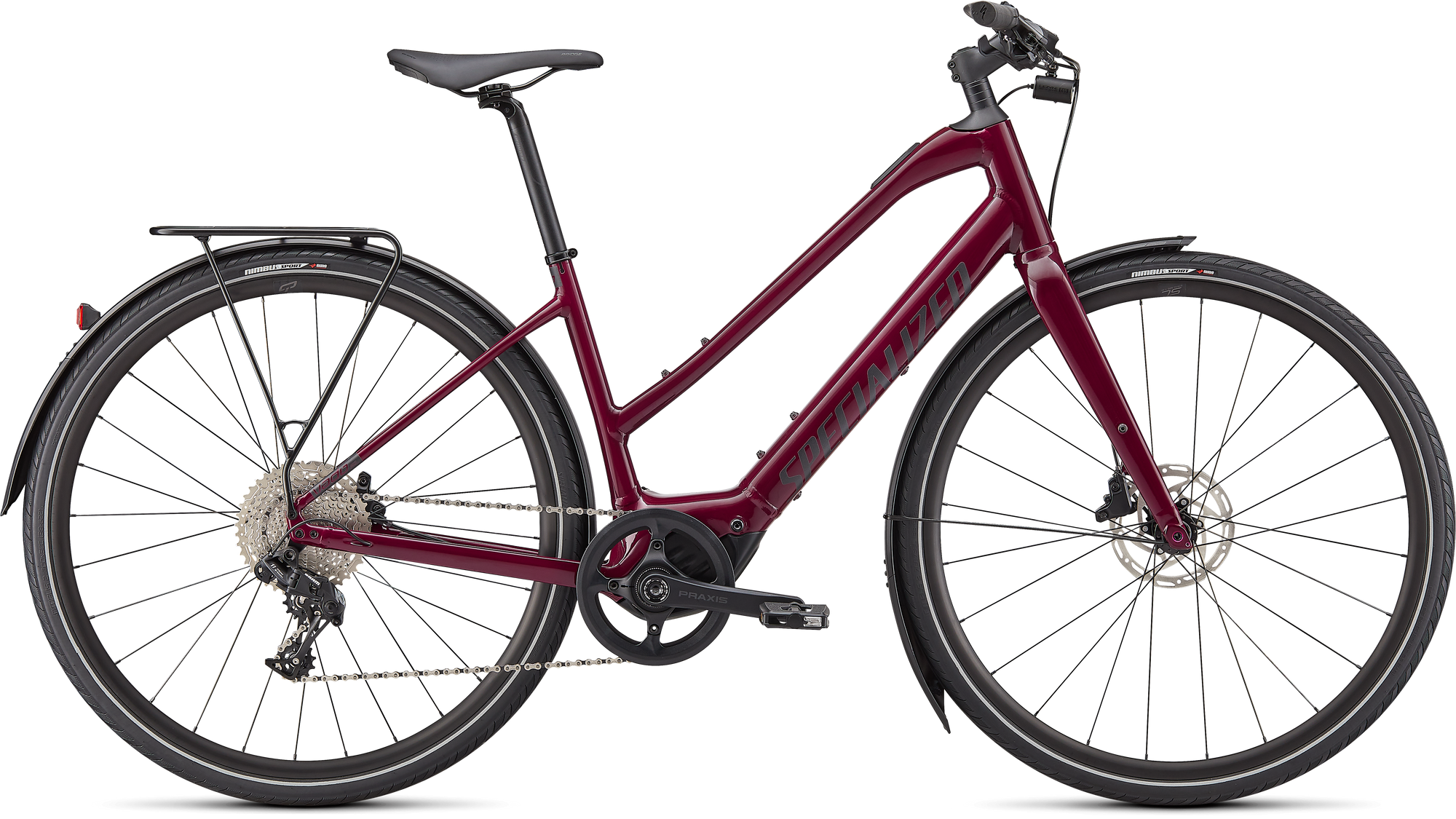 Specialized Turbo Vado SL 4.0 Step-Through EQ - Raspberry / Black Reflective