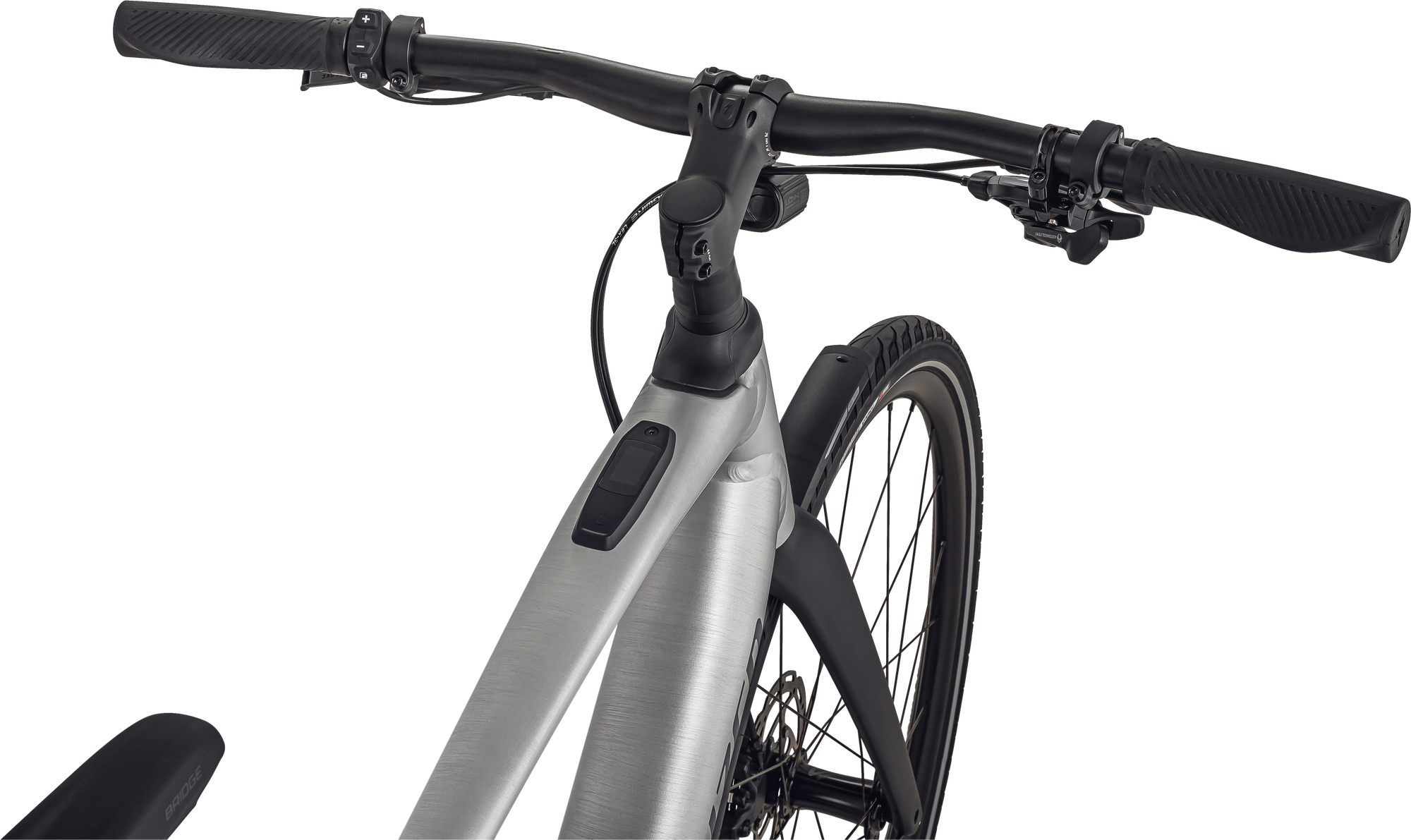 Specialized Turbo Vado SL 5.0 EQ - Brushed Aluminum / Black Reflective