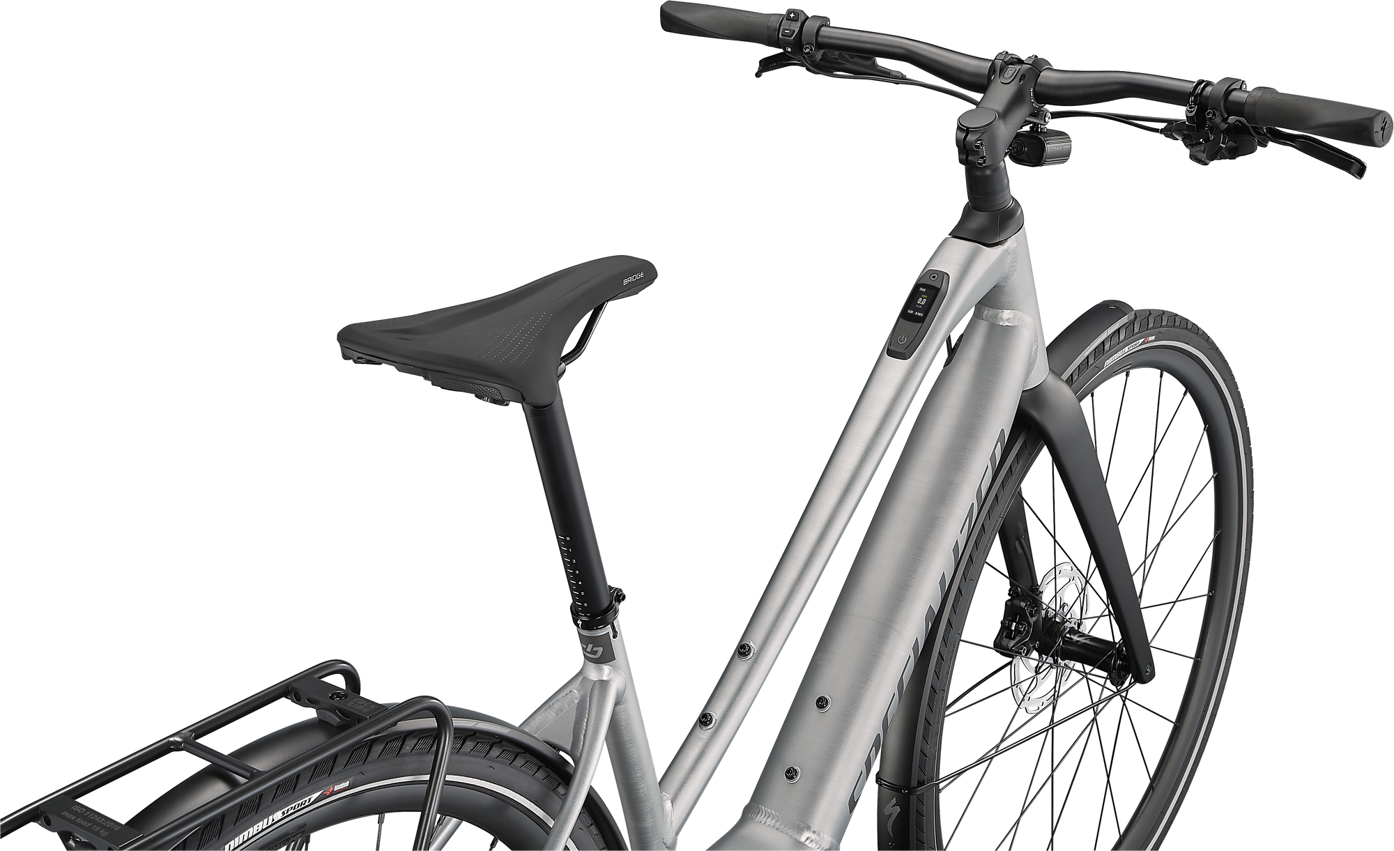 Specialized Turbo Vado SL 5.0 Step-Through EQ - Brushed / Black Reflective
