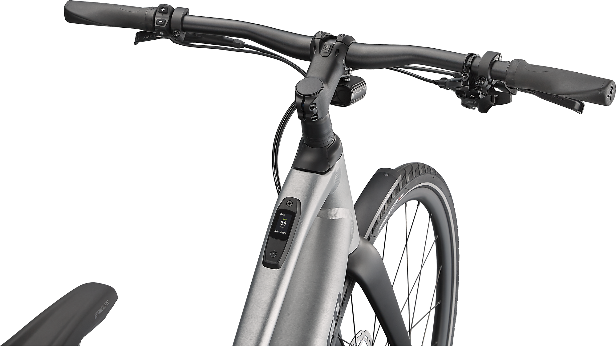 Specialized Turbo Vado SL 5.0 Step-Through EQ - Brushed / Black Reflective