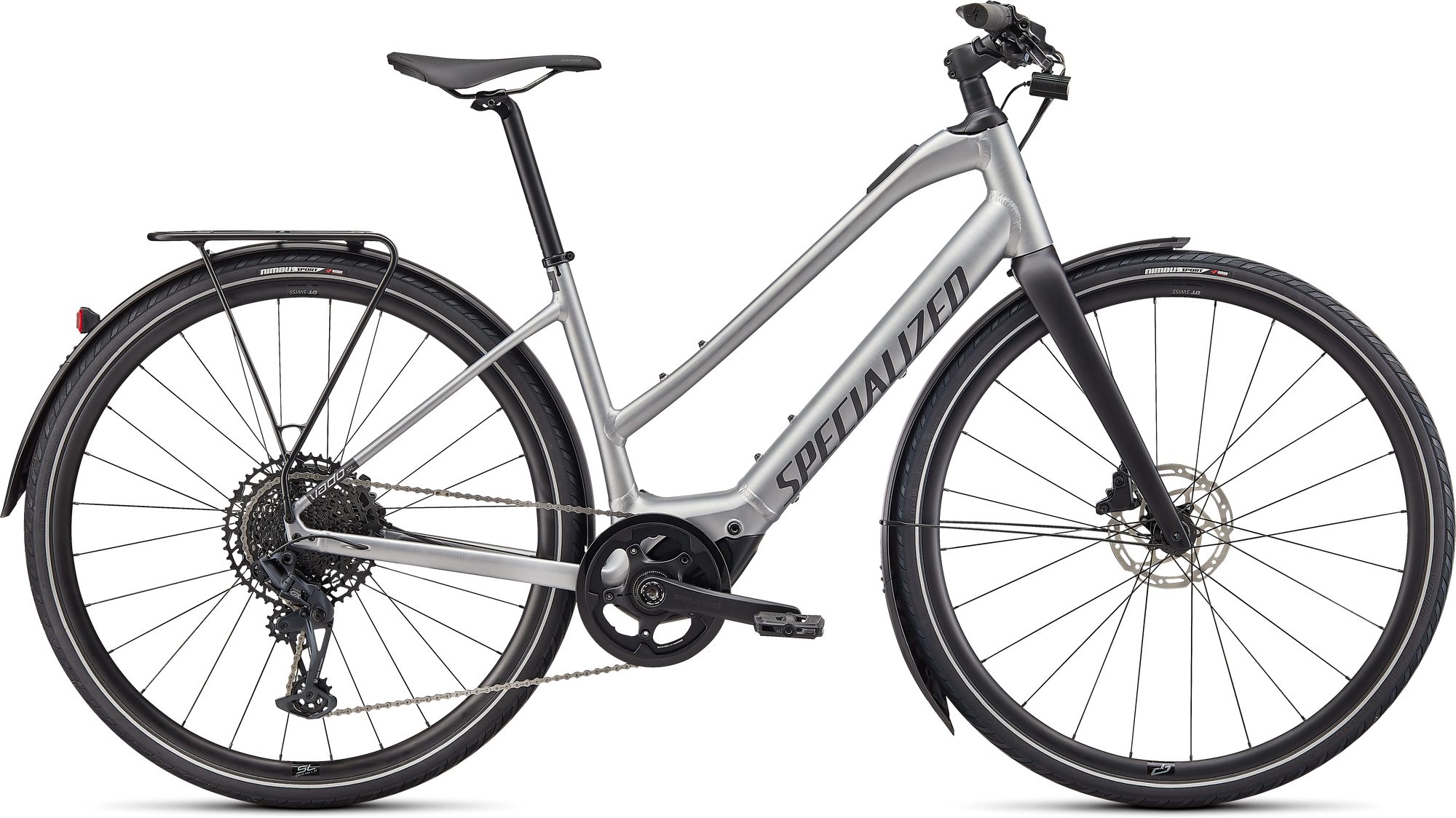 Specialized Turbo Vado SL 5.0 Step-Through EQ - Brushed / Black Reflective