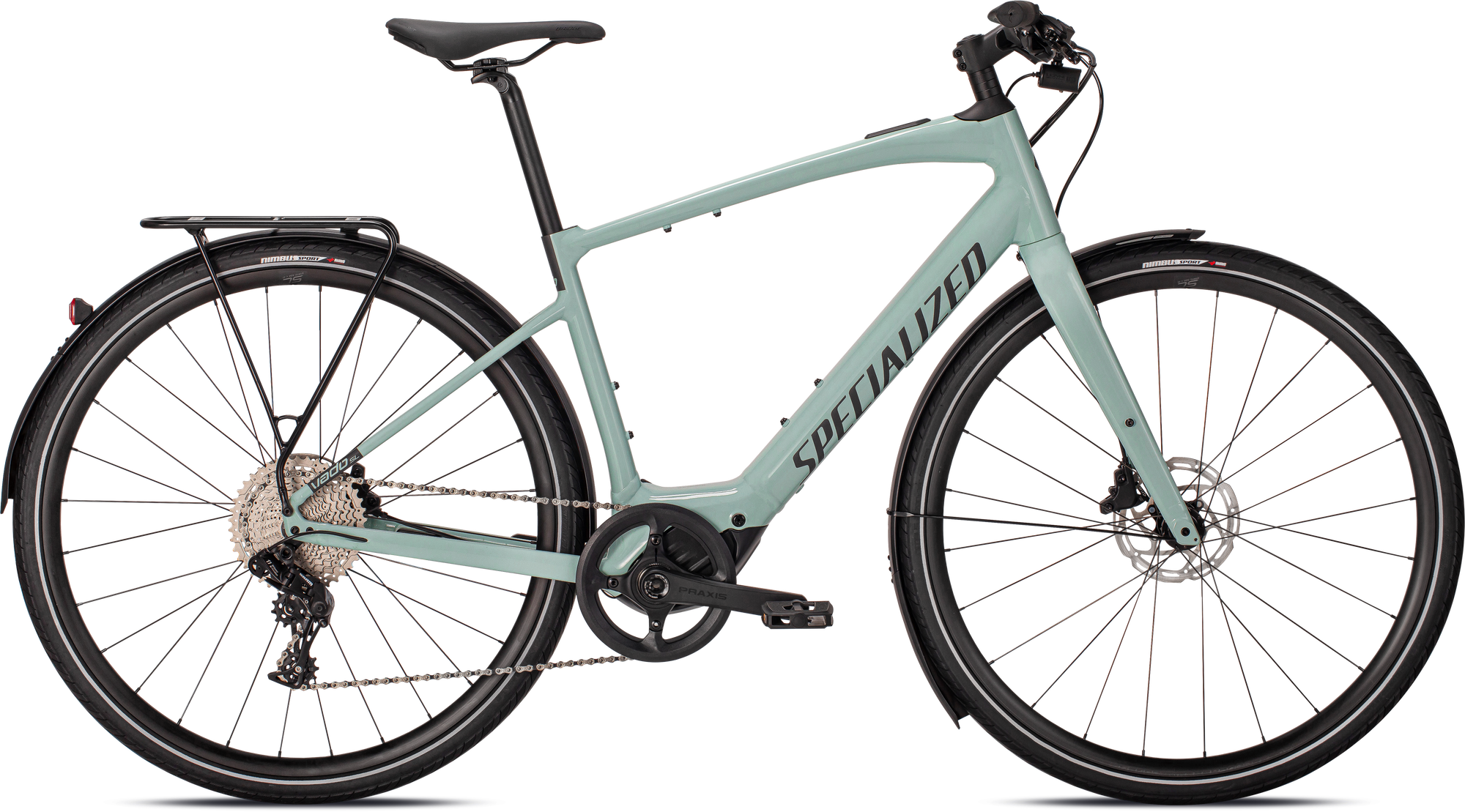 Specialized Turbo Vado SL 4.0 EQ - White Sage / Black Reflective