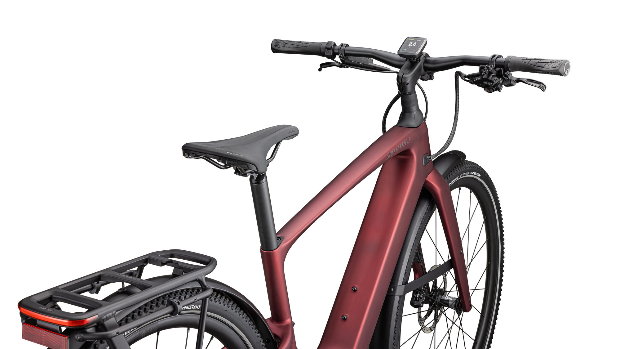 Specialized Turbo Vado SL 2 6.0 EQ Carbon - Satin Red Sky / Red Onyx Frost