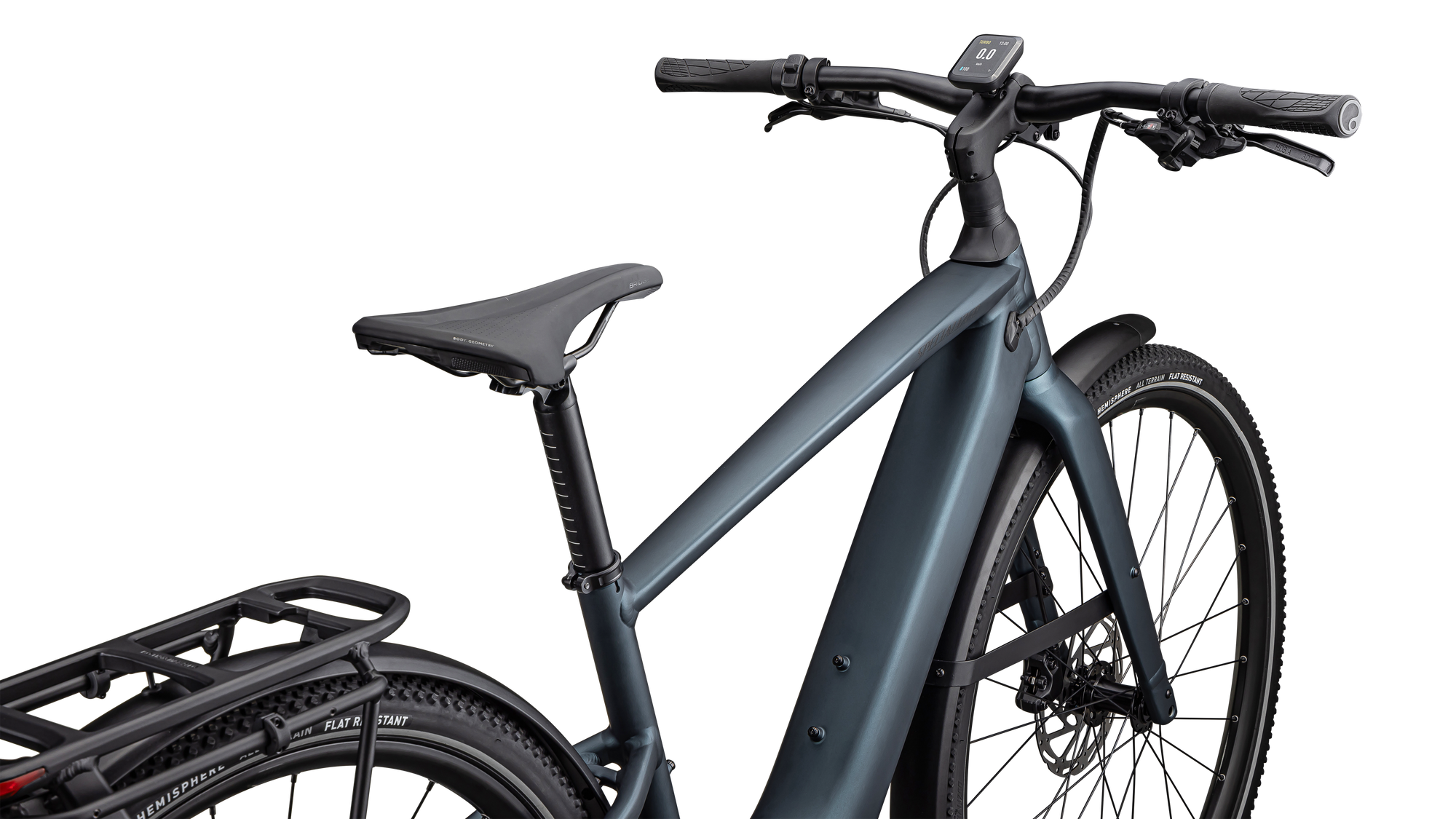 Specialized Turbo Vado SL 2 5.0 EQ - Satin Deep Lake Metallic / Black Liquid Metal Frost