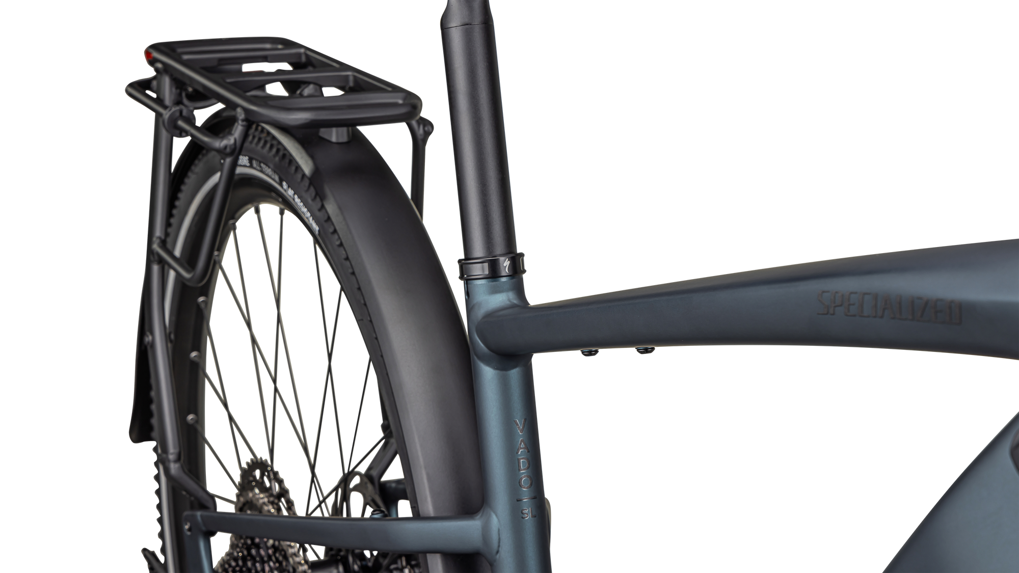 Specialized Turbo Vado SL 2 5.0 EQ - Satin Deep Lake Metallic / Black Liquid Metal Frost