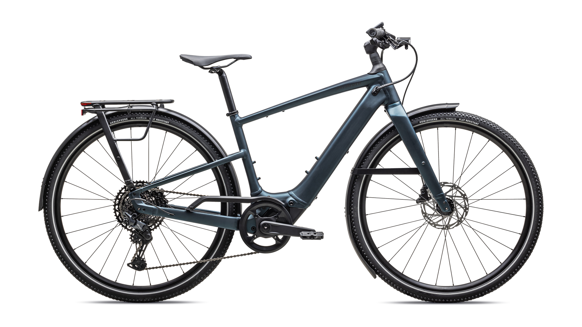 Specialized Turbo Vado SL 2 5.0 EQ - Satin Deep Lake Metallic / Black Liquid Metal Frost