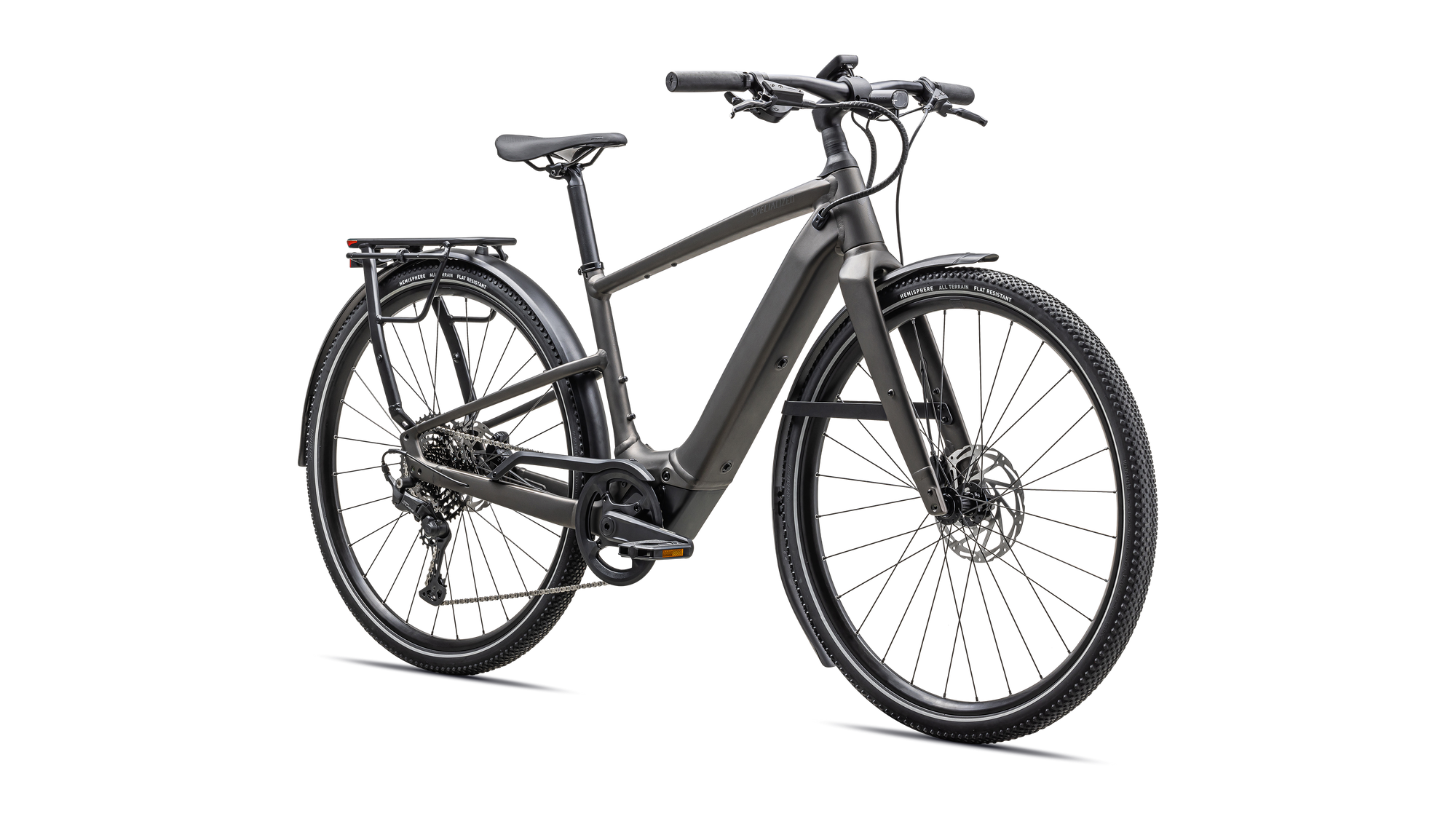 Specialized Turbo Vado SL 2 4.0 - Satin Gun Metal / Agave Grey Frost Reflective