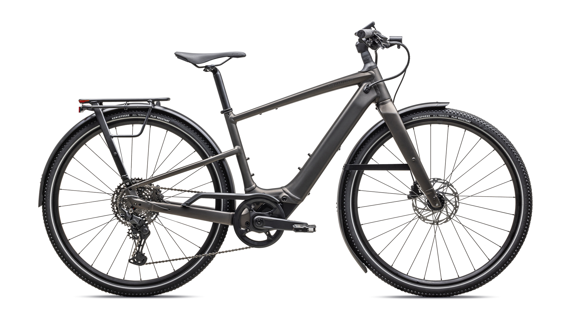 Specialized Turbo Vado SL 2 4.0 - Satin Gun Metal / Agave Grey Frost Reflective