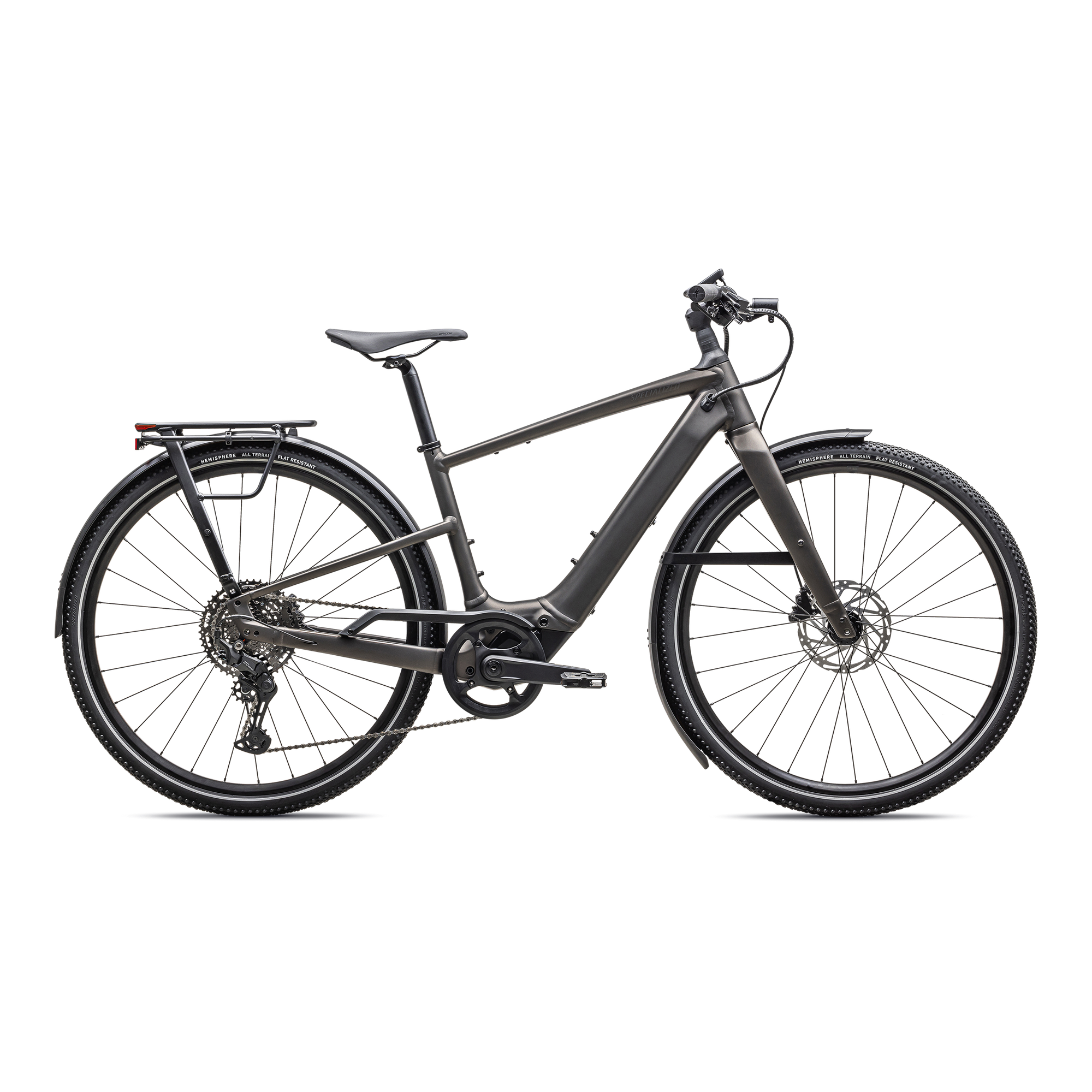Specialized Turbo Vado SL 2 4.0 - Satin Gun Metal / Agave Grey Frost Reflective