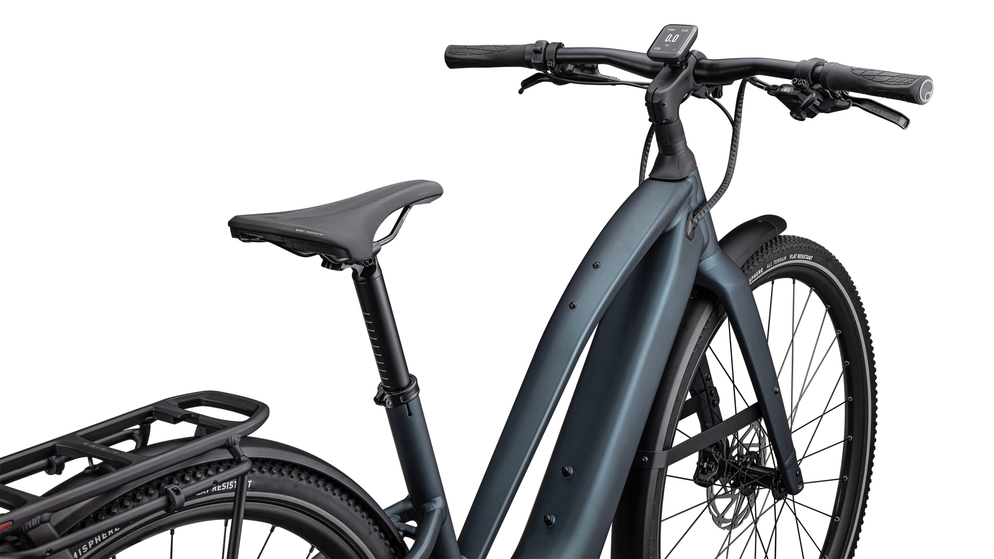 Specialized Turbo Vado SL 2 5.0 Step-Through EQ - Satin Deep Lake Metallic / Black Liquid Metal Frost