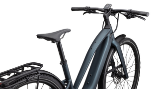 Specialized Turbo Vado SL 2 5.0 Step-Through EQ - Satin Deep Lake Metallic / Black Liquid Metal Frost