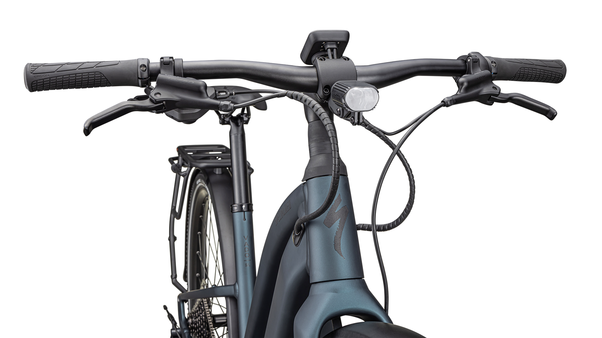 Specialized Turbo Vado SL 2 5.0 Step-Through EQ - Satin Deep Lake Metallic / Black Liquid Metal Frost