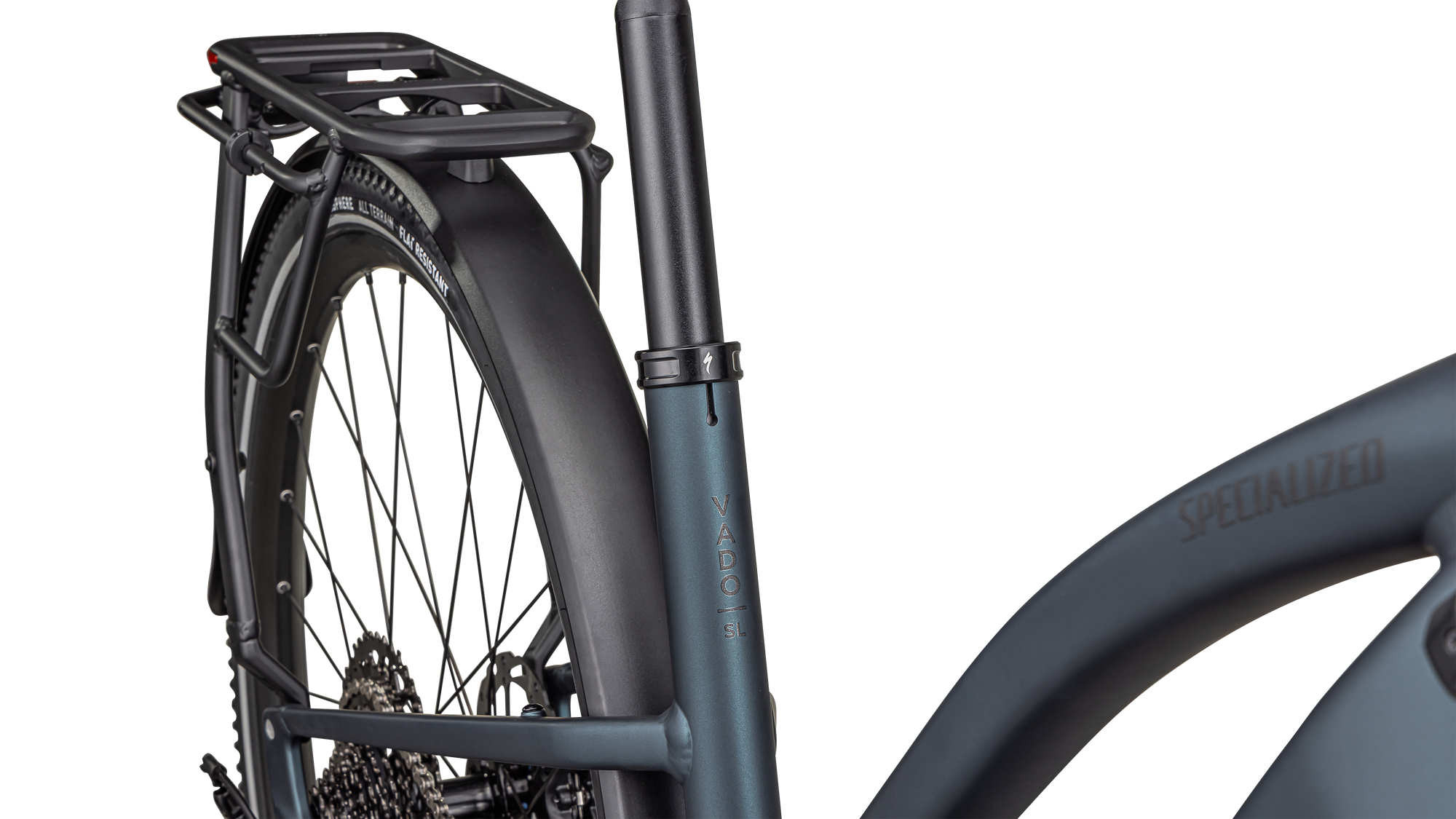 Specialized Turbo Vado SL 2 5.0 Step-Through EQ - Satin Deep Lake Metallic / Black Liquid Metal Frost
