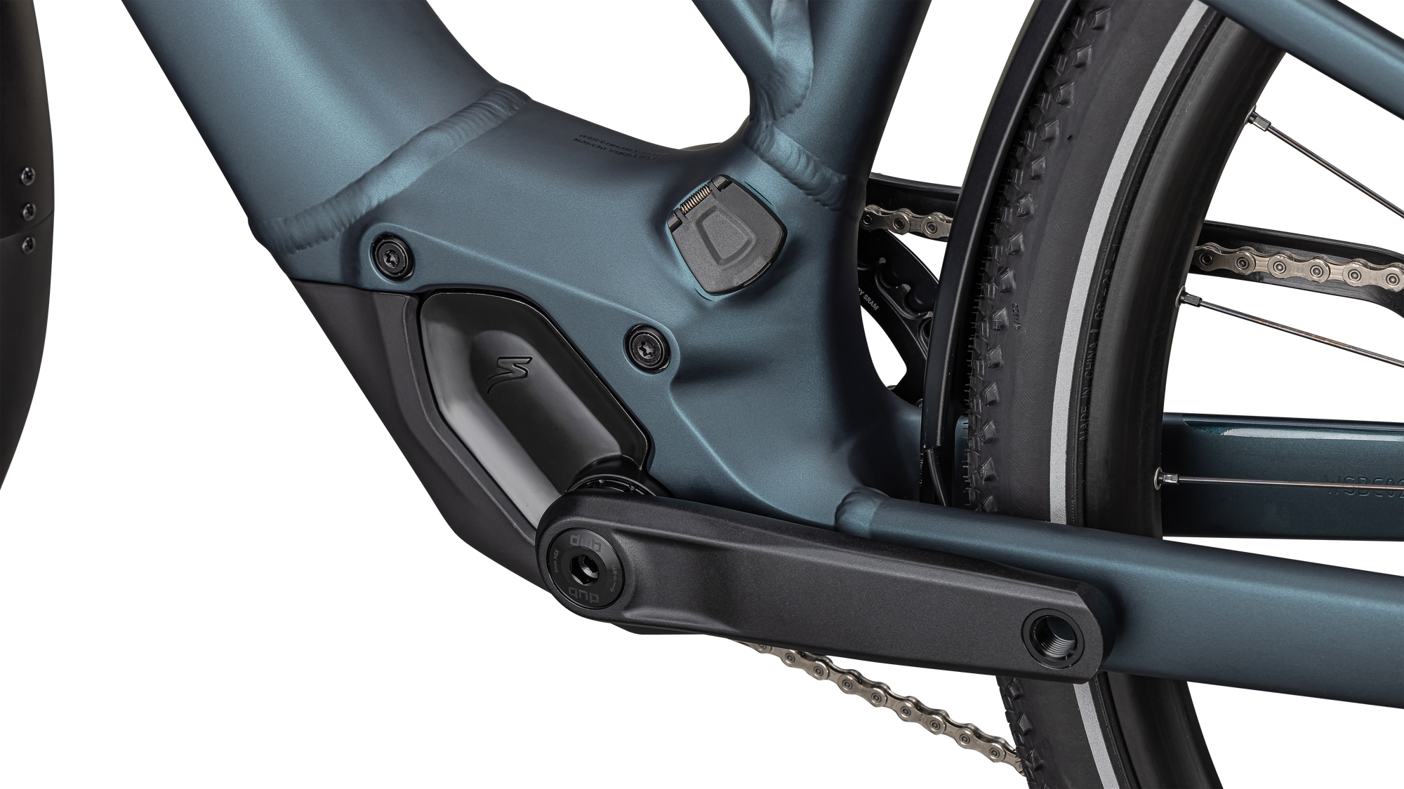 Specialized Turbo Vado SL 2 5.0 Step-Through EQ - Satin Deep Lake Metallic / Black Liquid Metal Frost