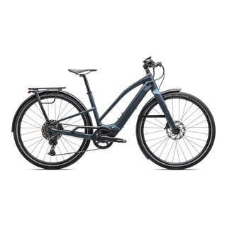 Specialized Turbo Vado SL 2 5.0 Step-Through EQ - Satin Deep Lake Metallic / Black Liquid Metal Frost