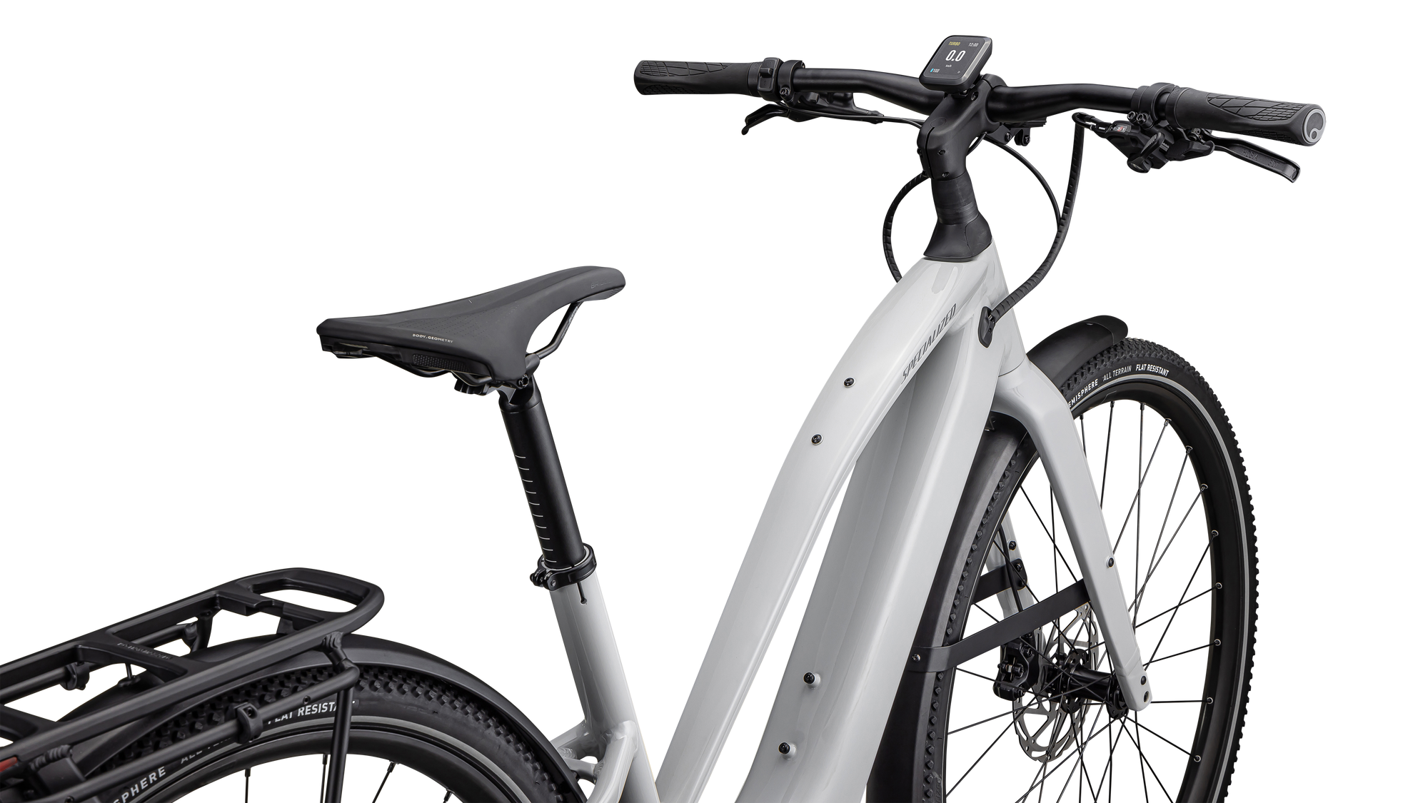 Specialized Turbo Vado SL 2 5.0 Step-Through EQ - Gloss Dove Gray / Cool Grey Frost