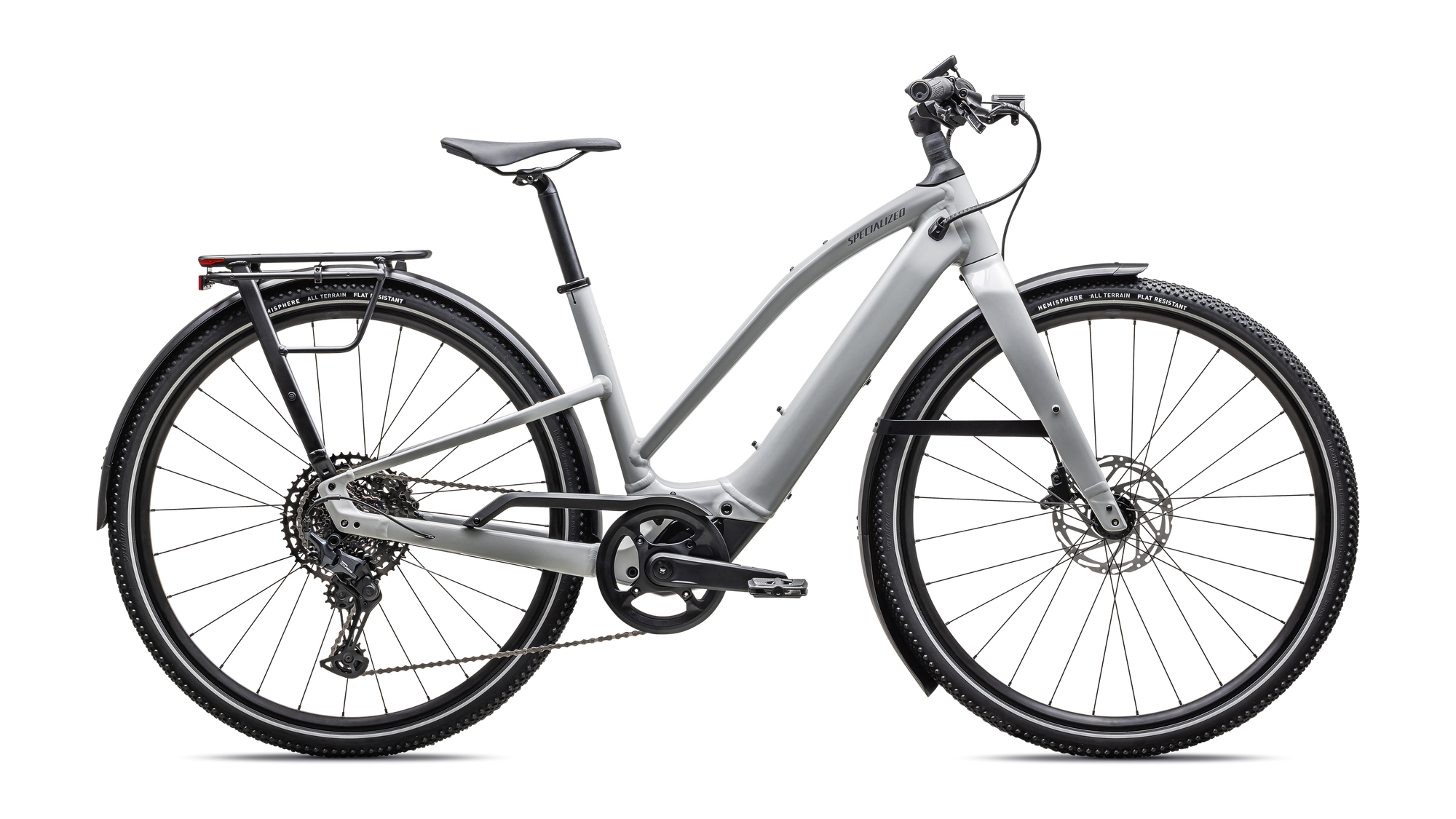 Specialized Turbo Vado SL 2 5.0 Step-Through EQ - Gloss Dove Gray / Cool Grey Frost