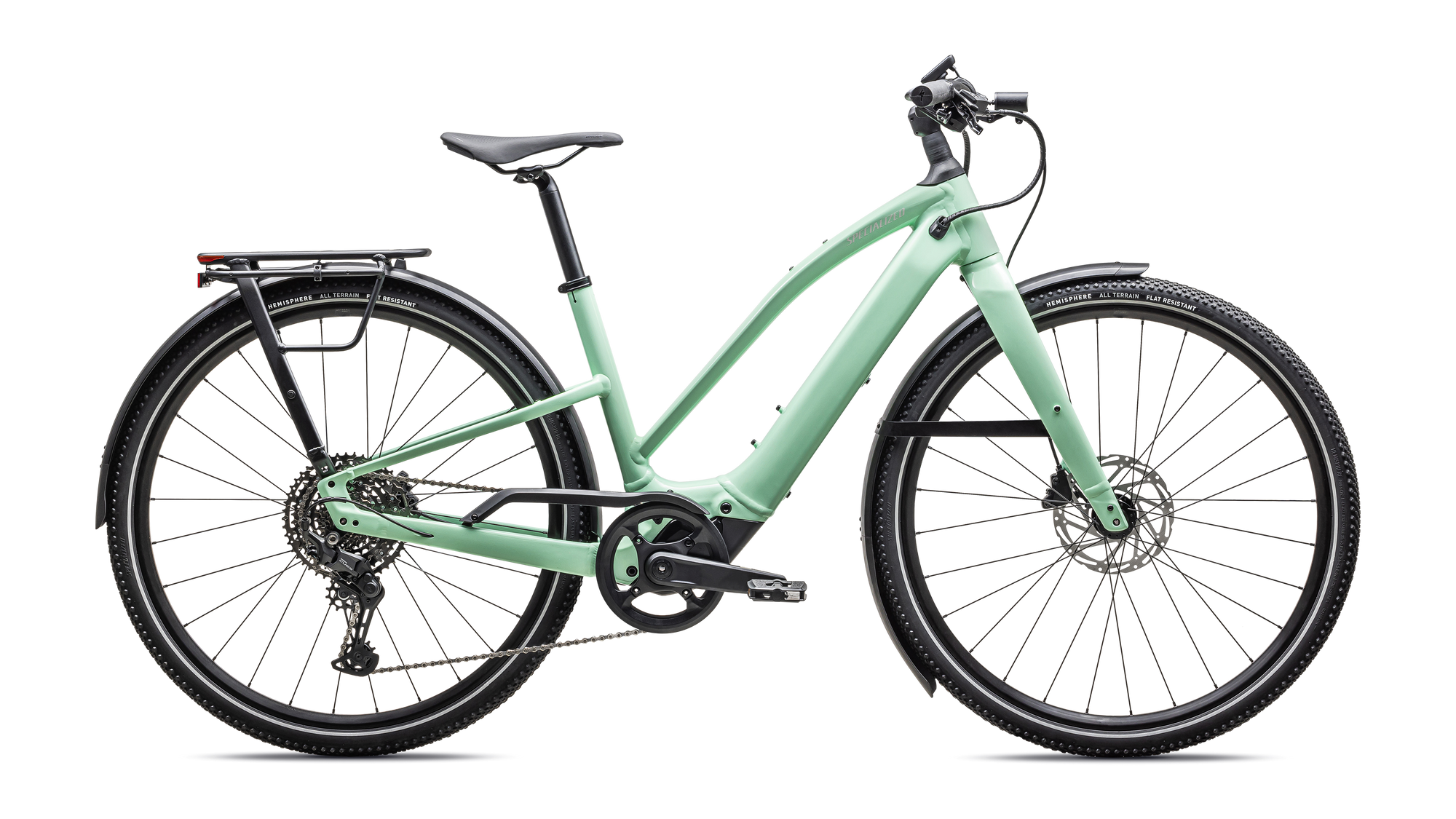 Specialized Turbo Vado SL 2 4.0 Step-Through EQ - Gloss Oasis / Dune White Frost