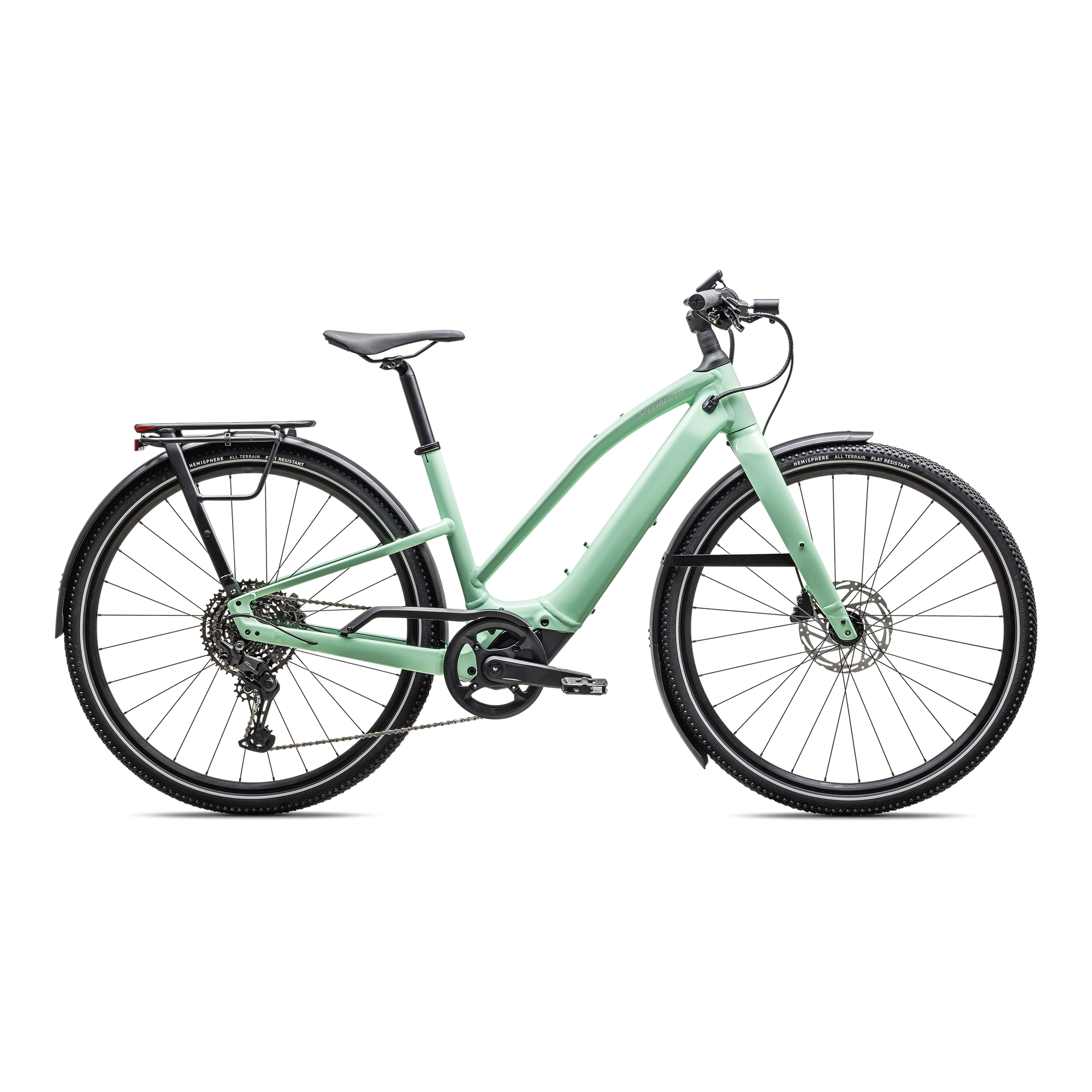 Specialized Turbo Vado SL 2 4.0 Step-Through EQ - Gloss Oasis / Dune White Frost