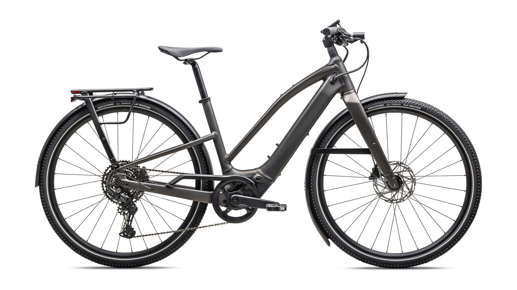 Specialized Turbo Vado SL 2 4.0 Step-Through EQ - Satin Gunmetal / Smoke Frost