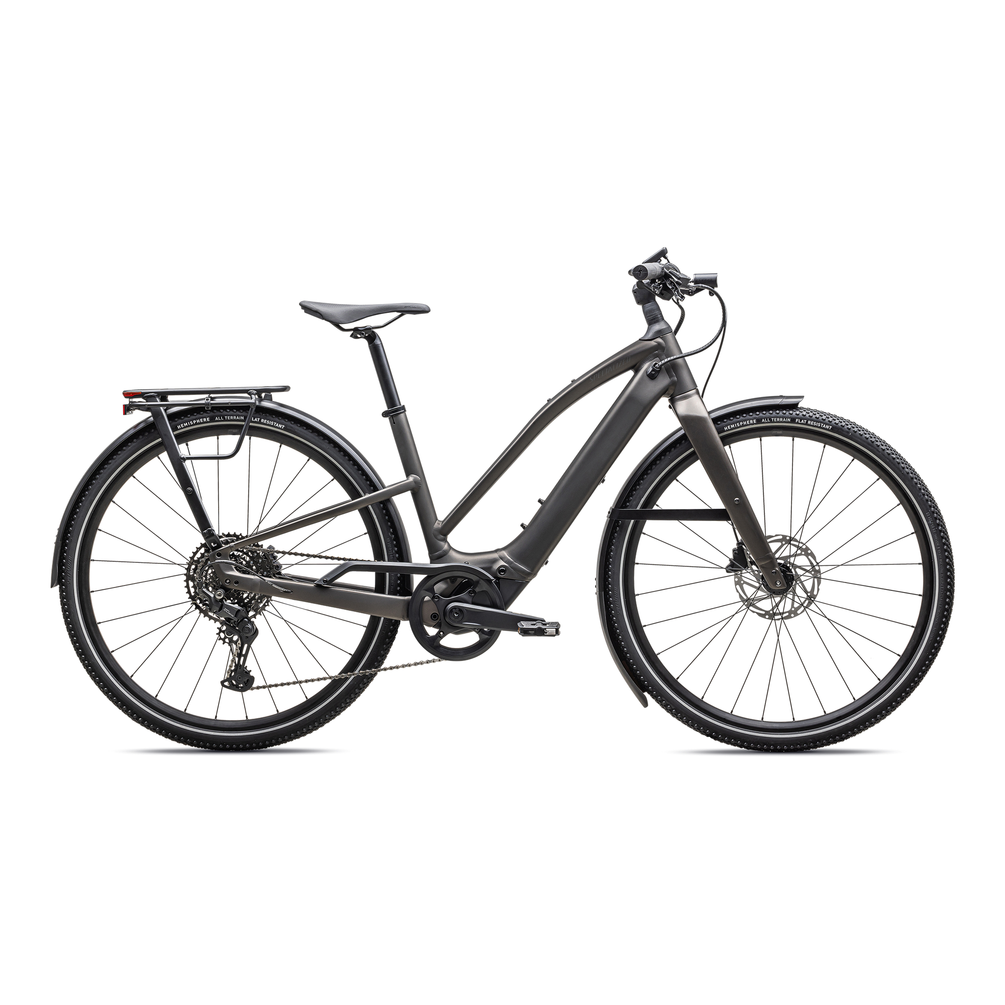 Specialized Turbo Vado SL 2 4.0 Step-Through EQ - Satin Gunmetal / Smoke Frost