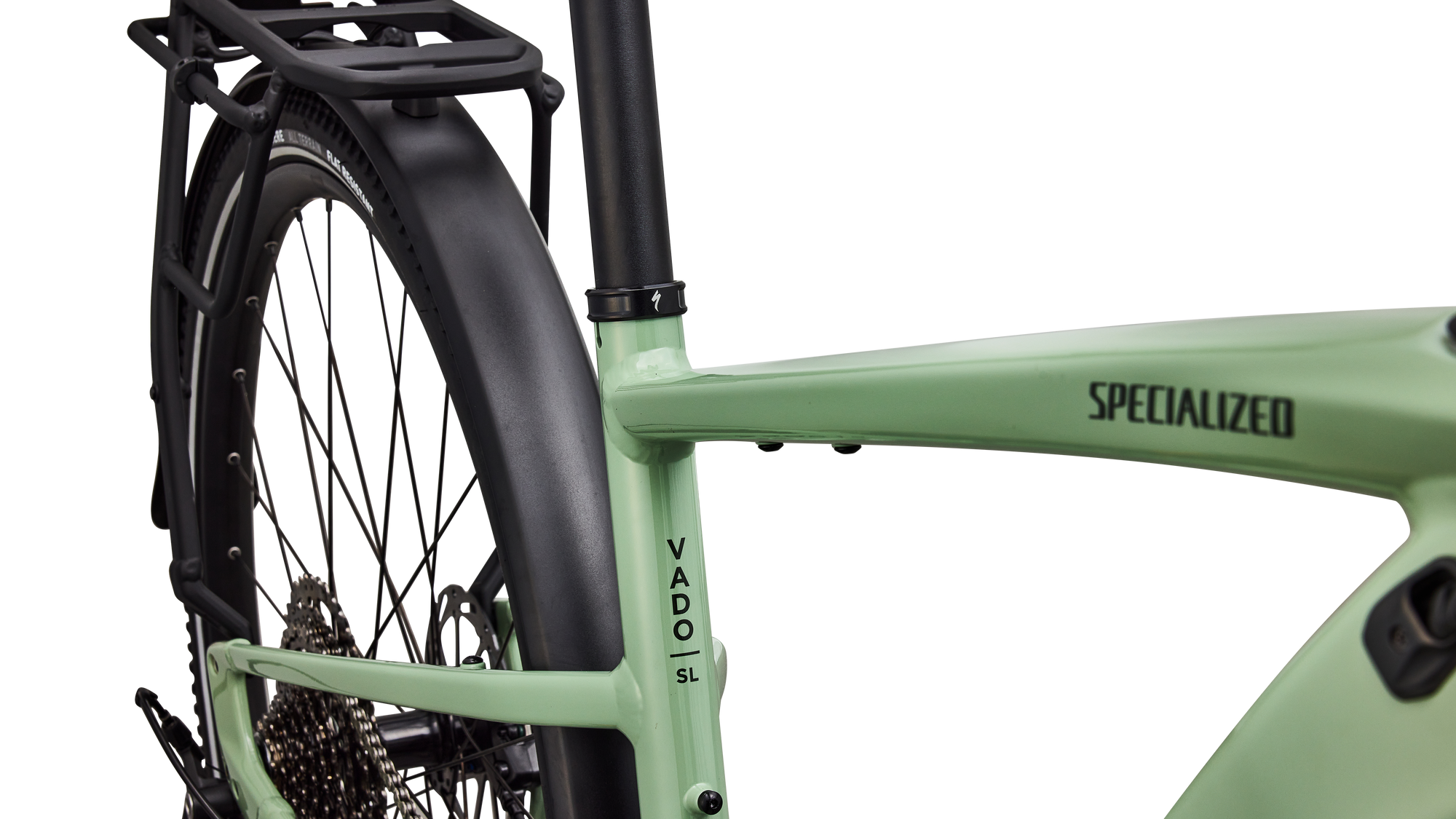 Specialized Turbo Vado SL 2 4.0 - Gloss Pistachio / Oak Green Metallic Frost Reflective