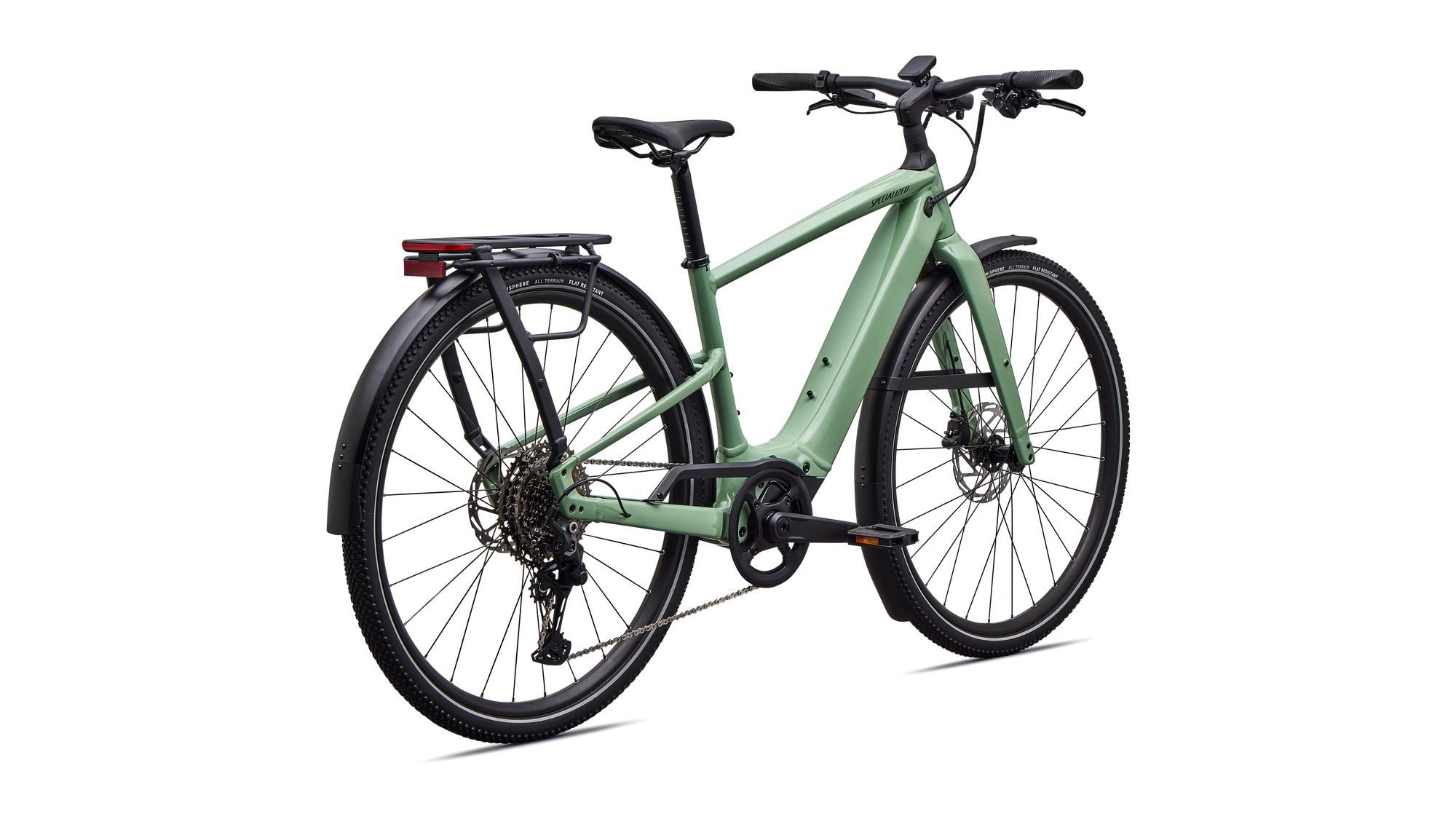 Specialized Turbo Vado SL 2 4.0 - Gloss Pistachio / Oak Green Metallic Frost Reflective