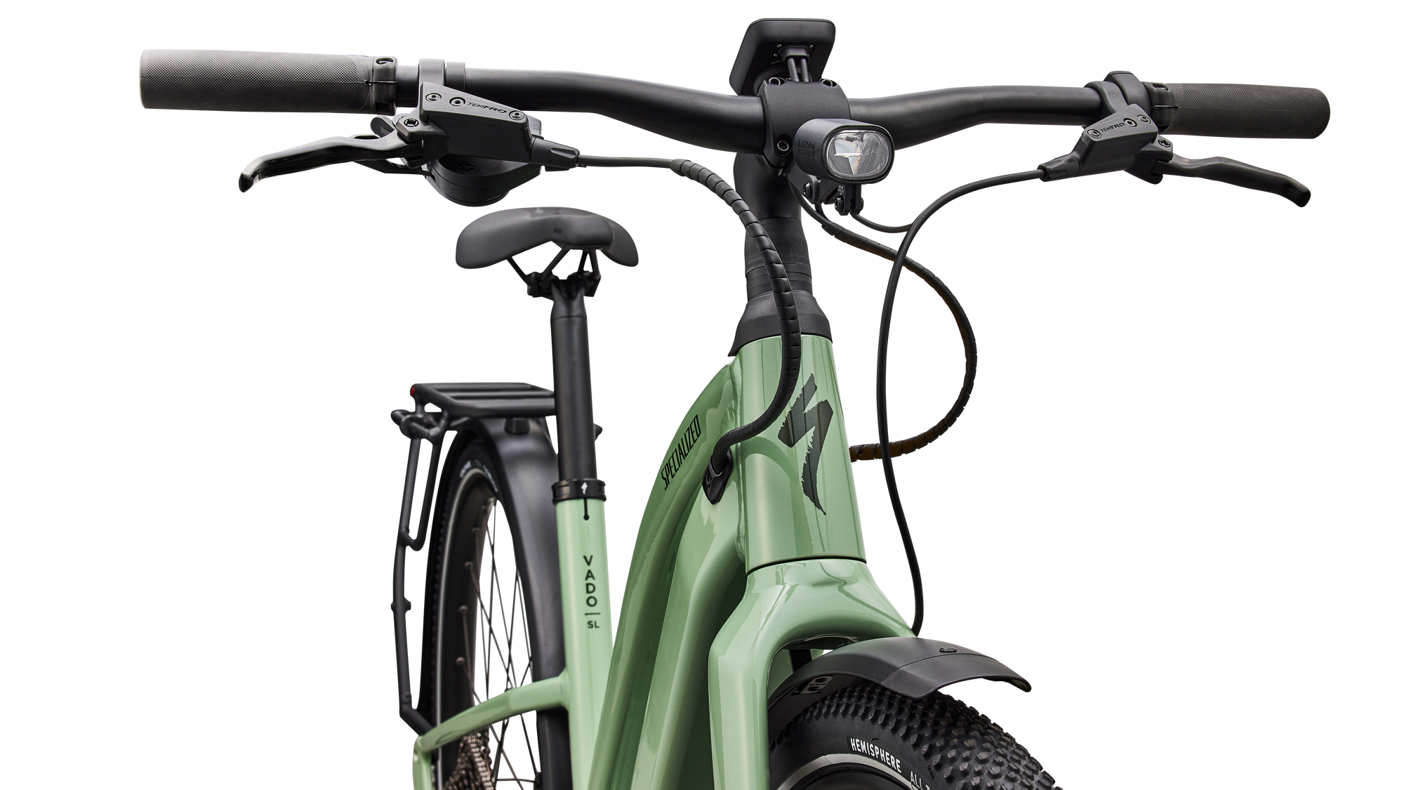 Specialized Turbo Vado SL 2 4.0 Step-Through  - Gloss Pistachio / Oak Green Metallic Frost Reflective