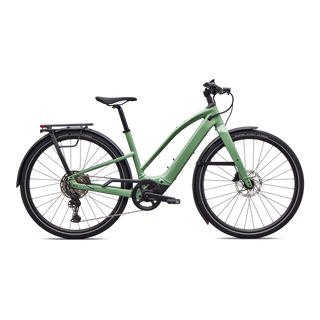 Specialized Turbo Vado SL 2 4.0 Step-Through  - Gloss Pistachio / Oak Green Metallic Frost Reflective