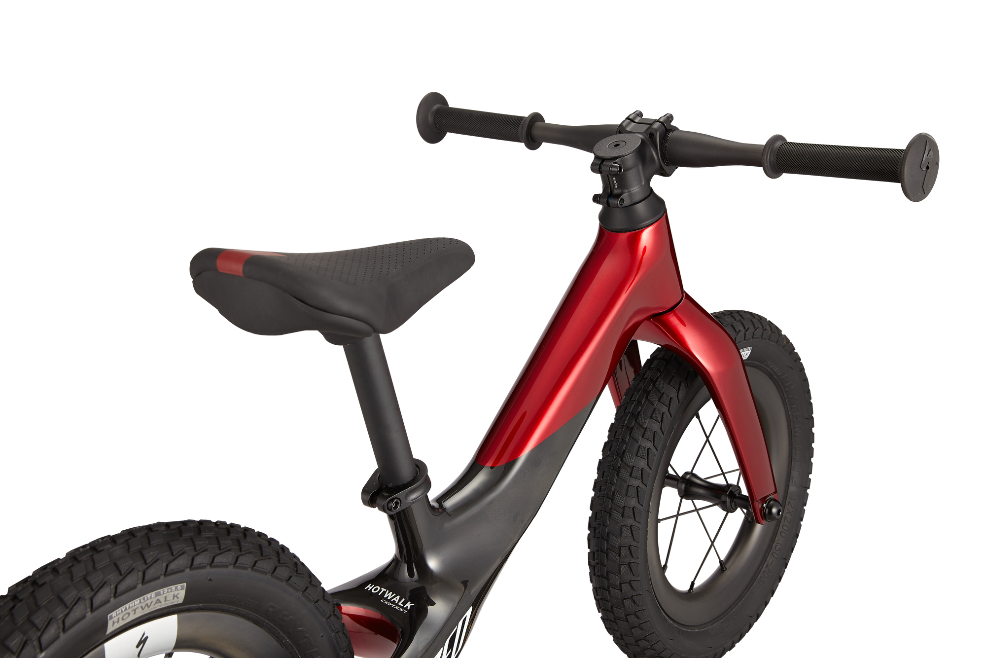 Specialized Hotwalk Carbon - Gloss Red Tint Over Flake Silver Base / Carbon / White W/ Gold Pearl
