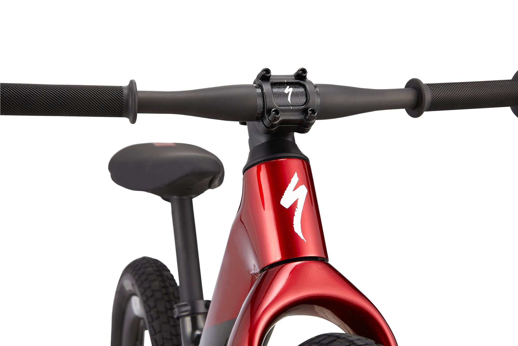 Specialized Hotwalk Carbon - Gloss Red Tint Over Flake Silver Base / Carbon / White W/ Gold Pearl