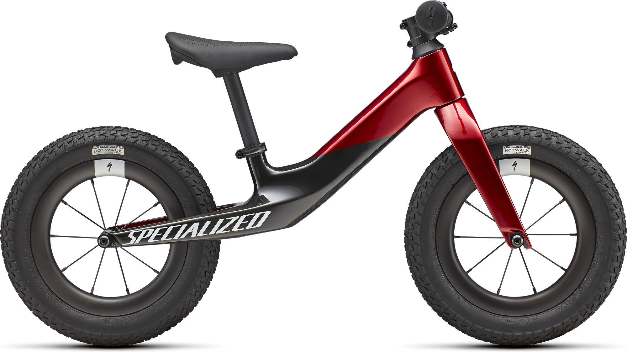 Specialized Hotwalk Carbon - Gloss Red Tint Over Flake Silver Base / Carbon / White W/ Gold Pearl