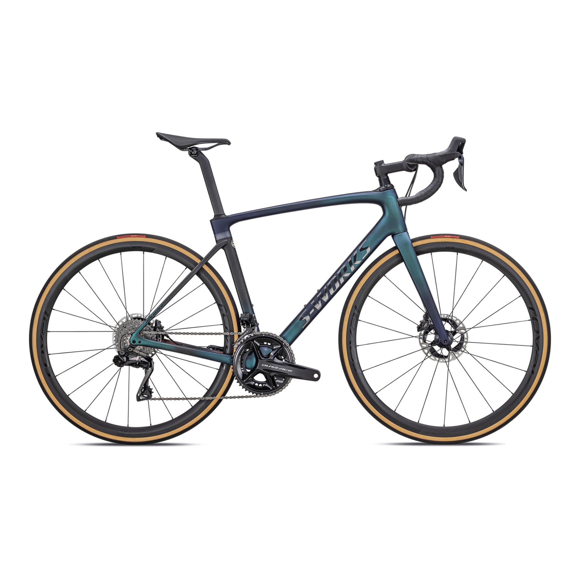Specialized S-Works Roubaix – Shimano Dura-Ace Di2 - Green Pearl/Carbon Fade/Silver Dust/Black Chrome/Black Reflective/Red Pearl