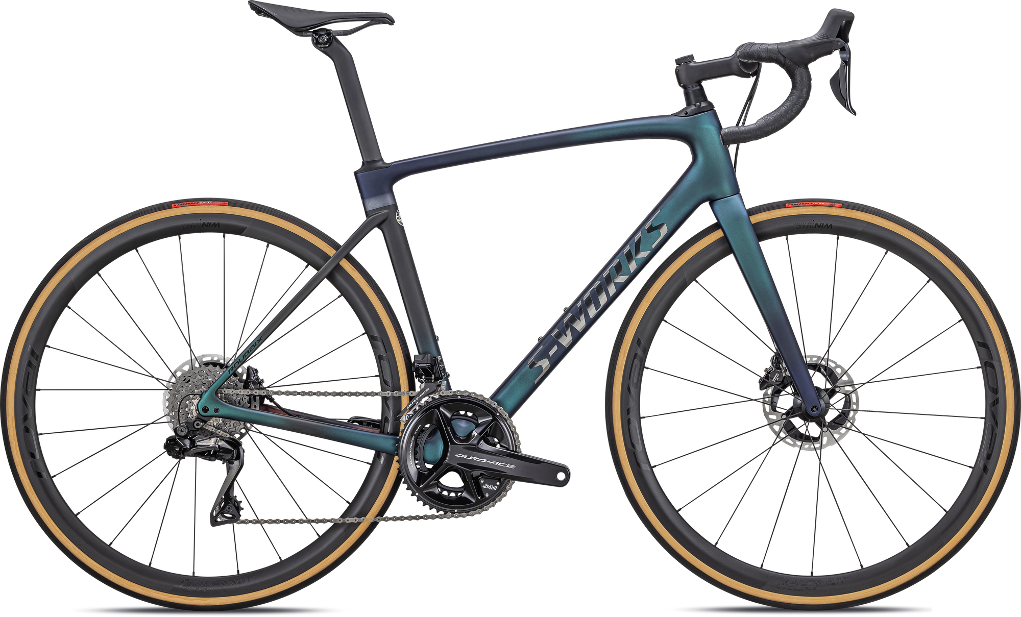 Specialized S-Works Roubaix – Shimano Dura-Ace Di2 - Green Pearl/Carbon Fade/Silver Dust/Black Chrome/Black Reflective/Red Pearl
