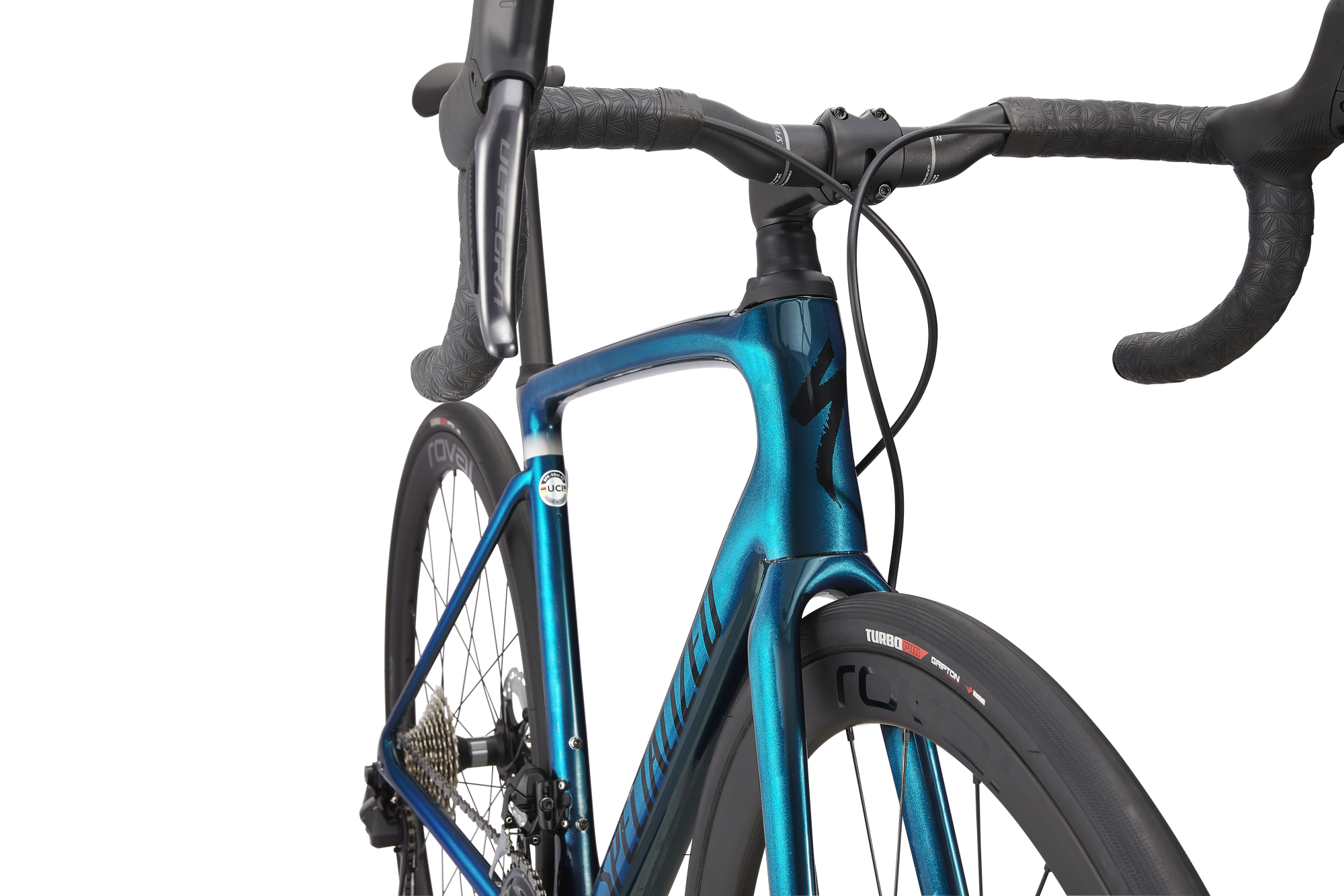Specialized Roubaix Expert - Shimano Ultegra Di2 - Teal Tint/ Ice Papaya/ Black Reflective