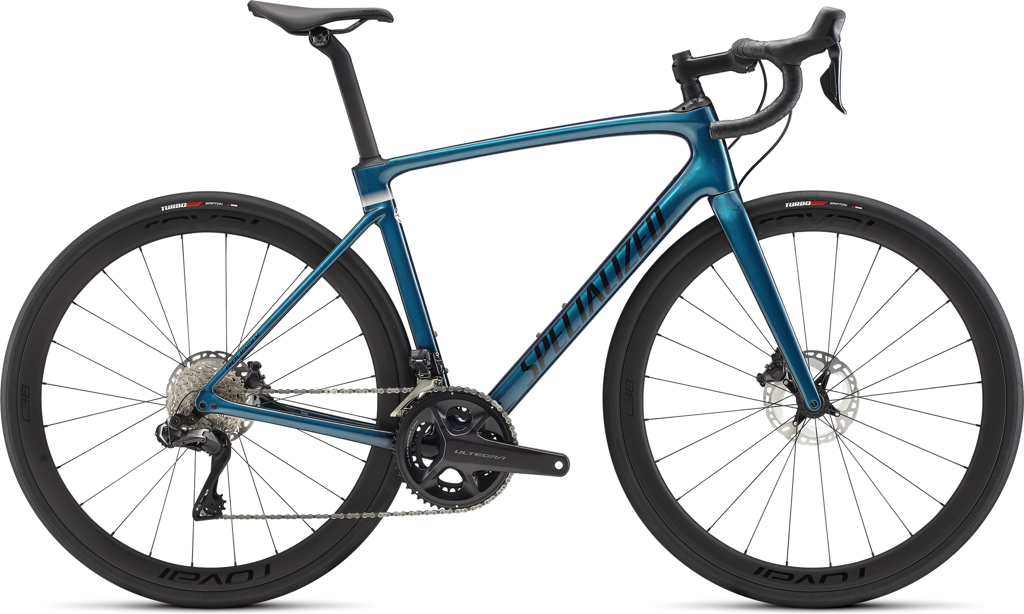 Specialized Roubaix Expert - Shimano Ultegra Di2 - Teal Tint/ Ice Papaya/ Black Reflective