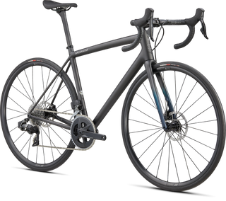 Specialized Aethos Comp - SRAM Rival eTAP AXS - Satin Carbon/Teal Tint Fade/Flake Silver