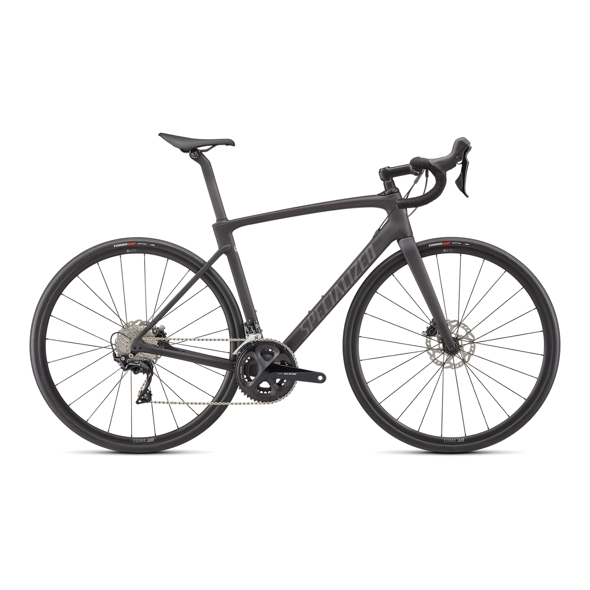 Specialized Roubaix Sport - Shimano 105 - Smoke/Silver Dust/Black Reflective