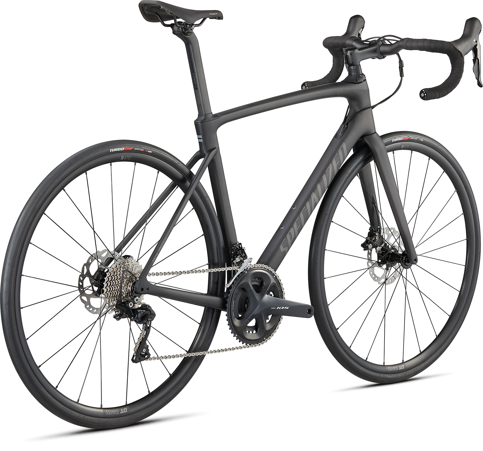 Specialized Roubaix Sport - Shimano 105 - Smoke/Silver Dust/Black Reflective