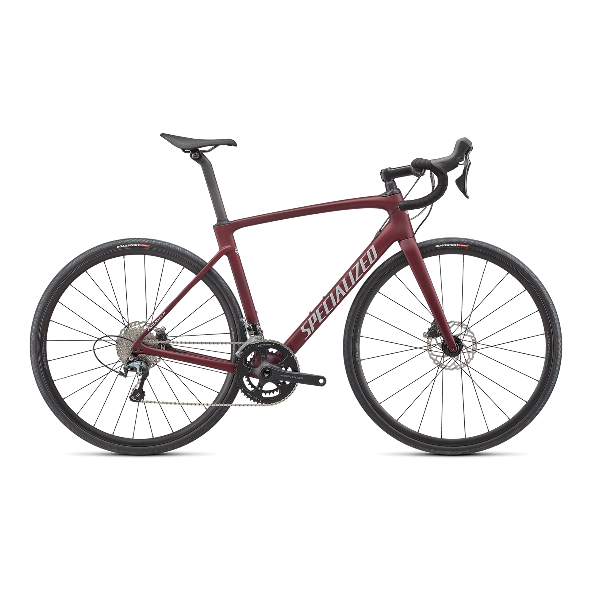 Specialized Roubaix - Shimano Tiagra - Maroon/Silver Dust/Black Reflective