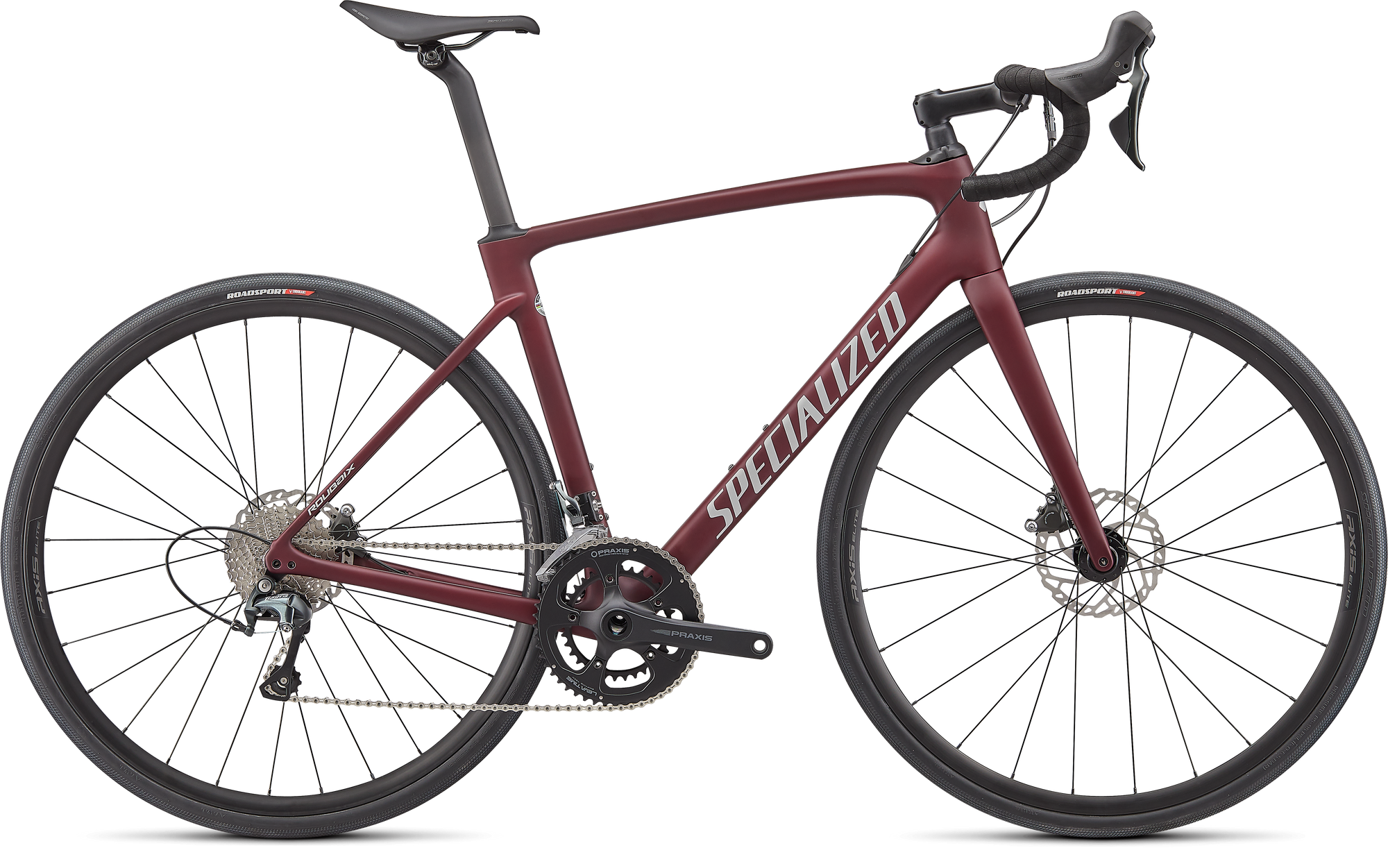 Specialized Roubaix - Shimano Tiagra - Maroon/Silver Dust/Black Reflective