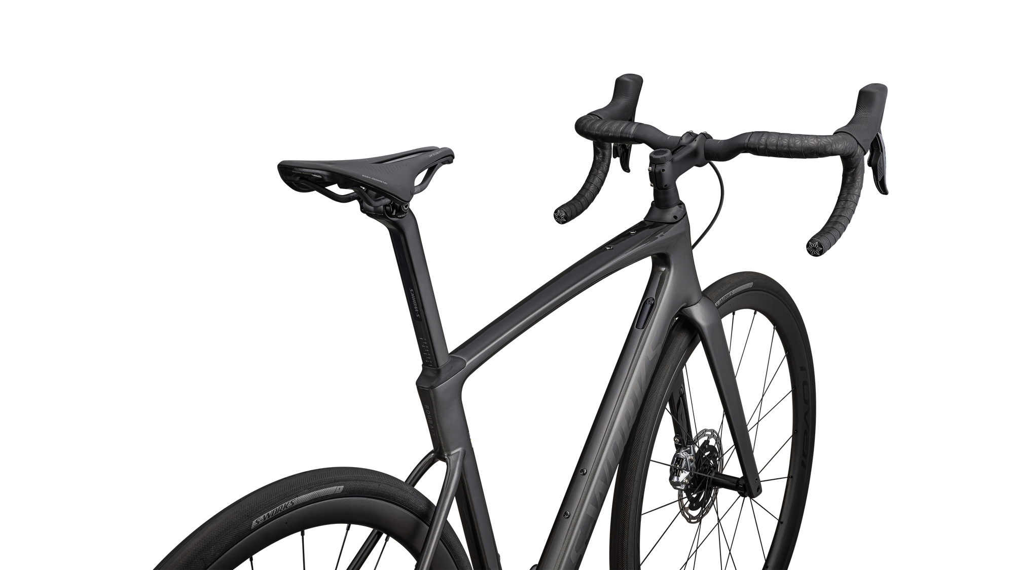 Specialized S-Works Roubaix SL8 - SRAM RED AXS - Gloss Smoke/Satin Black Pearl
