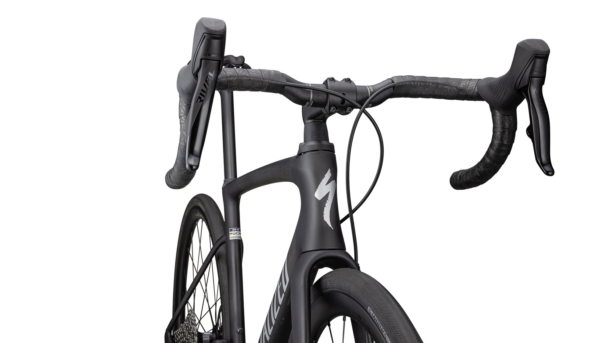 Specialized Roubaix SL8 Expert - SRAM Rival eTAP AXS - Satin Carbon/Liquid Silver