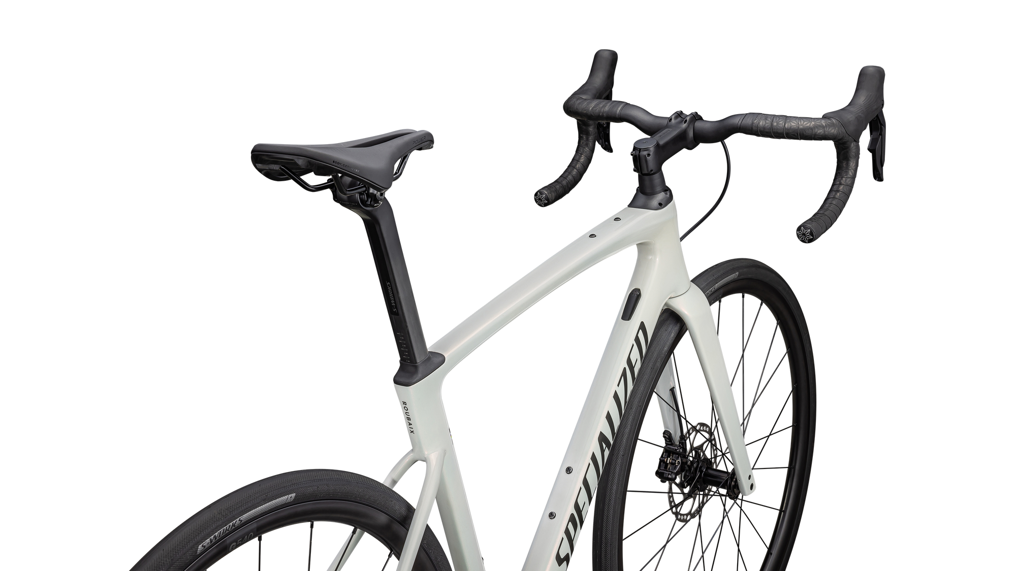 Specialized Roubaix SL8 Comp - Shimano 105 Di2 - Red Ghost Pearl Over Dune / Metallic Obsidian