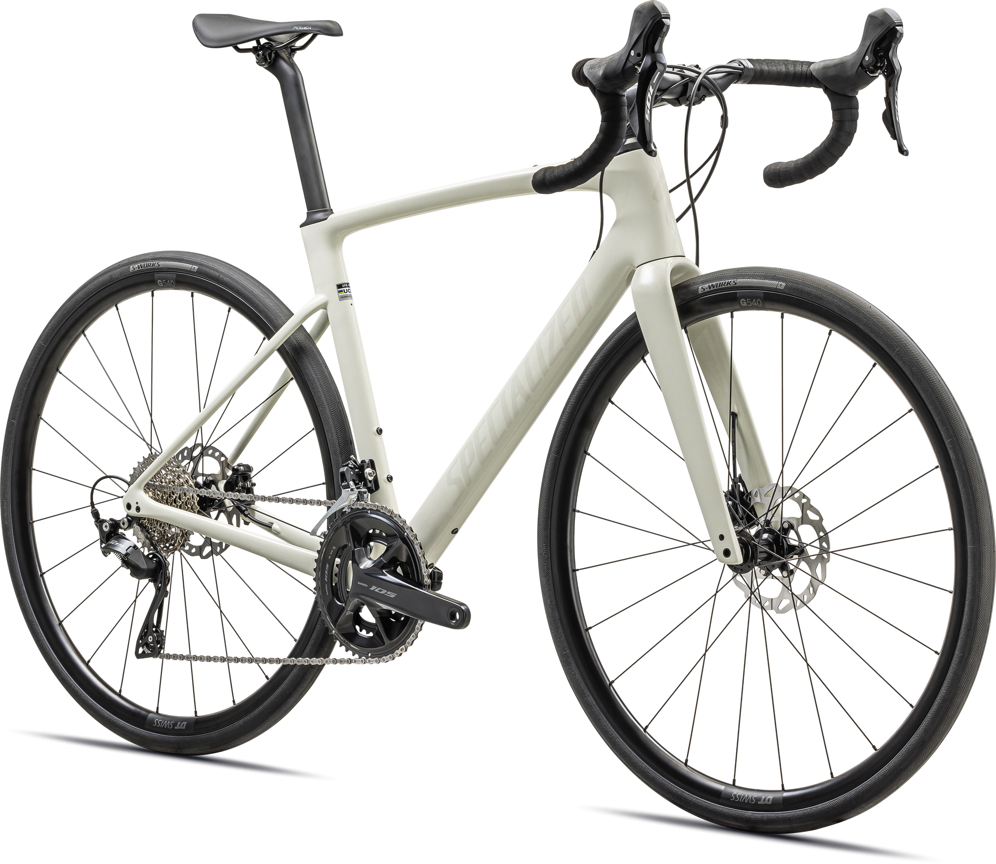 Specialized Roubaix SL8 Sport - Shimano 105 - Gloss Birch/White Mountains/Abalone