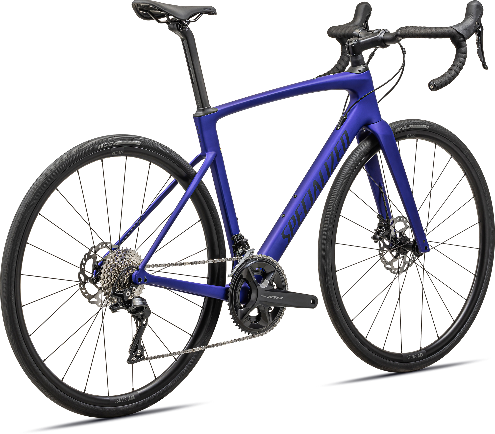 Specialized Roubaix SL8 Sport - Shimano 105 - Satin Metallic Sapphire / Blue Onyx