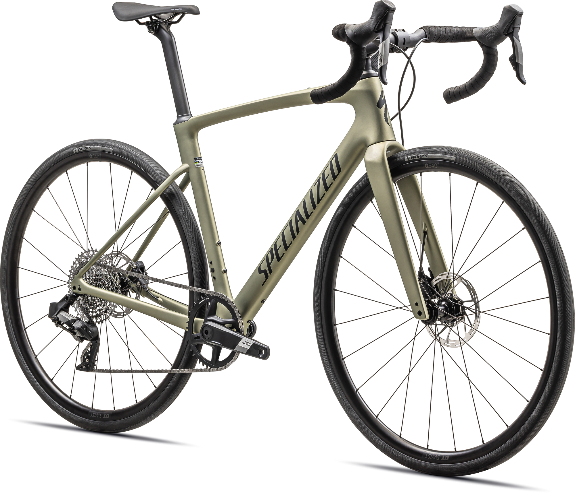 Specialized Roubaix SL8 Sport - SRAM Apex - Metallic Spruce / Forest Green